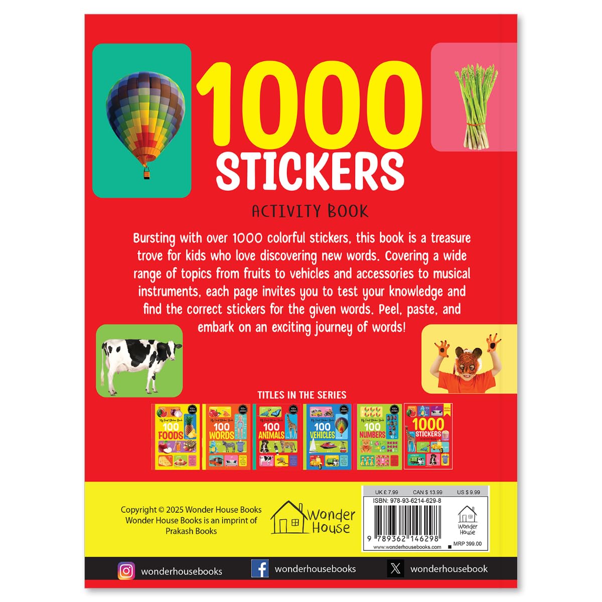My First 1000 Stickers Activity Book - Retail Maharaj