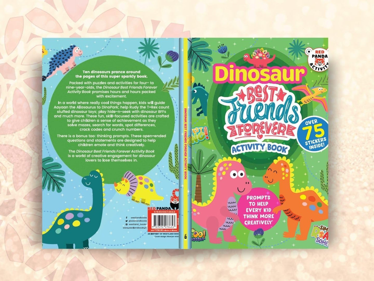DINOSAUR BEST FRIENDS FOREVER ACTIVITY BOOK - Retail Maharaj