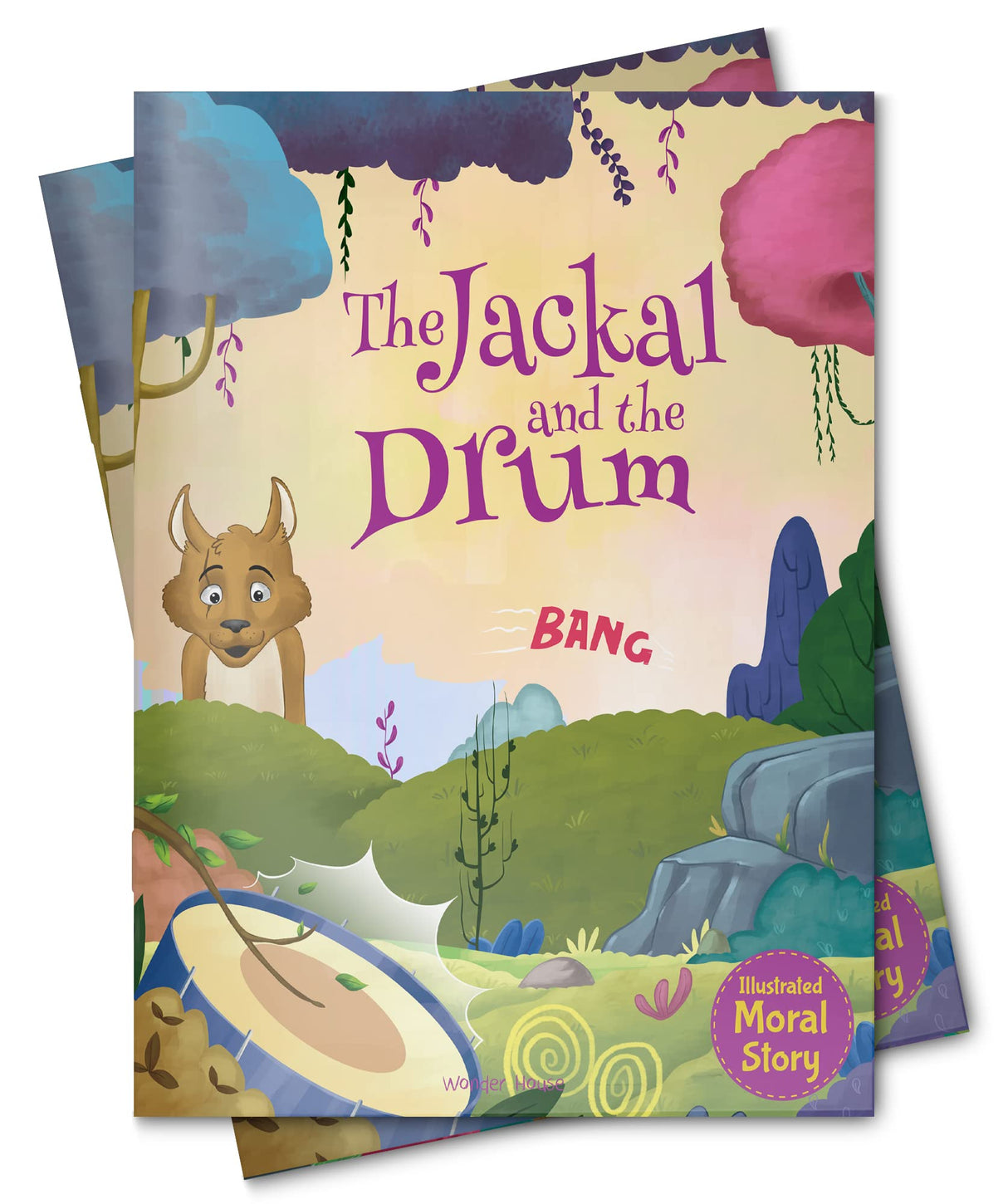 The Jackal and the Drum - Illustrated Moral Story for Children - Retail Maharaj