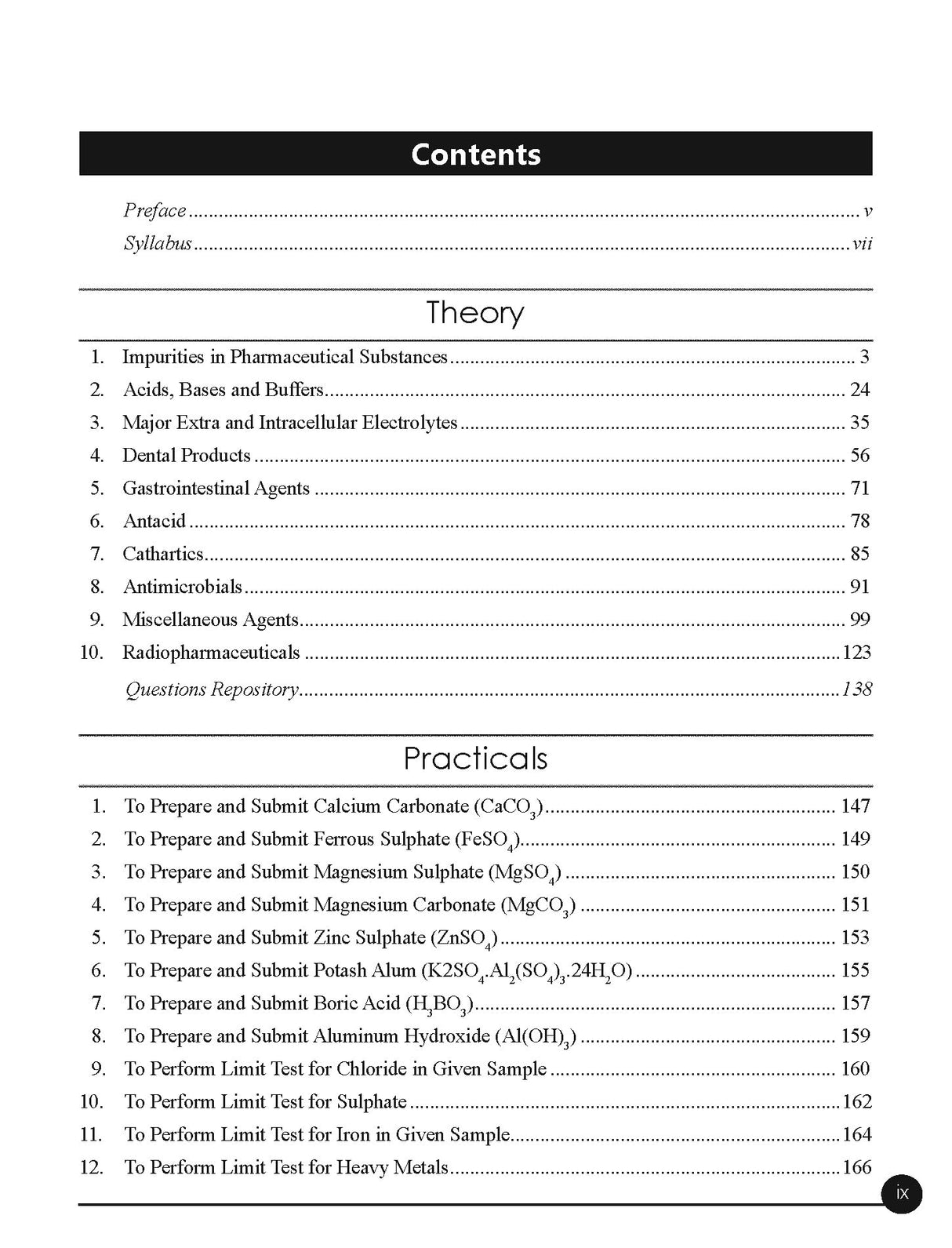 The Theory and Practical Book of Pharmaceutical Inorganic Chemistry for the Students of B.Pharm 1st Semester (First Edition, 2025) - Retail Maharaj