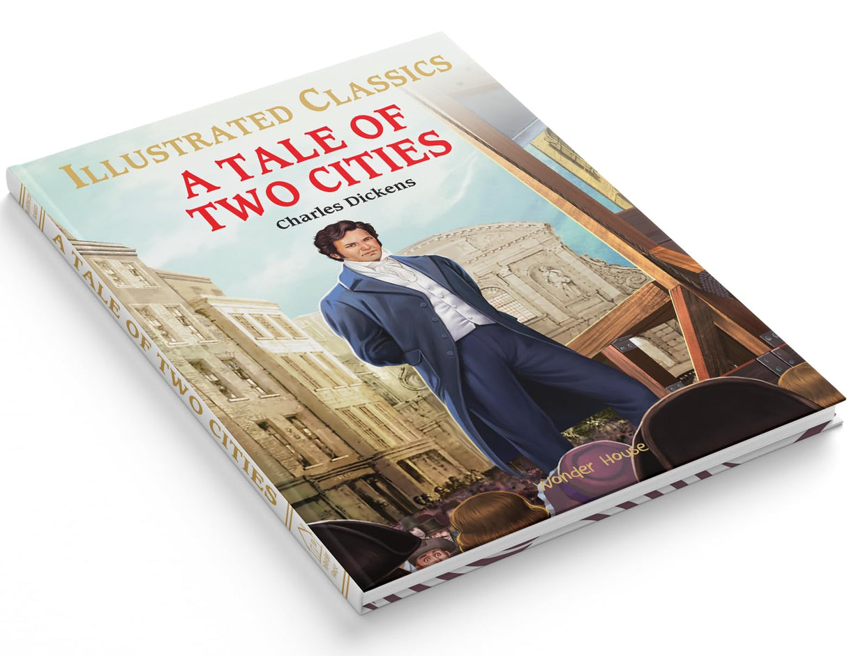 A Tale of Two Cities : Illustrated Abridged Children Classics English Novel with Review Questions - Retail Maharaj
