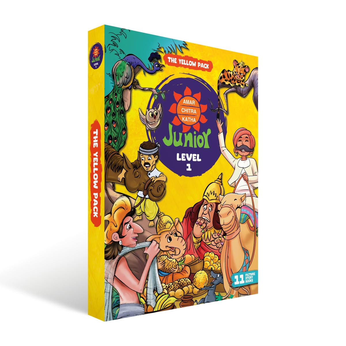 Amar Chitra Katha Junior - Early Reader's Volume 1 – Picture Book Set for Kids | Illustrated Stories for Ages 2+ | Fun Learning & Reading for Beginners - Retail Maharaj