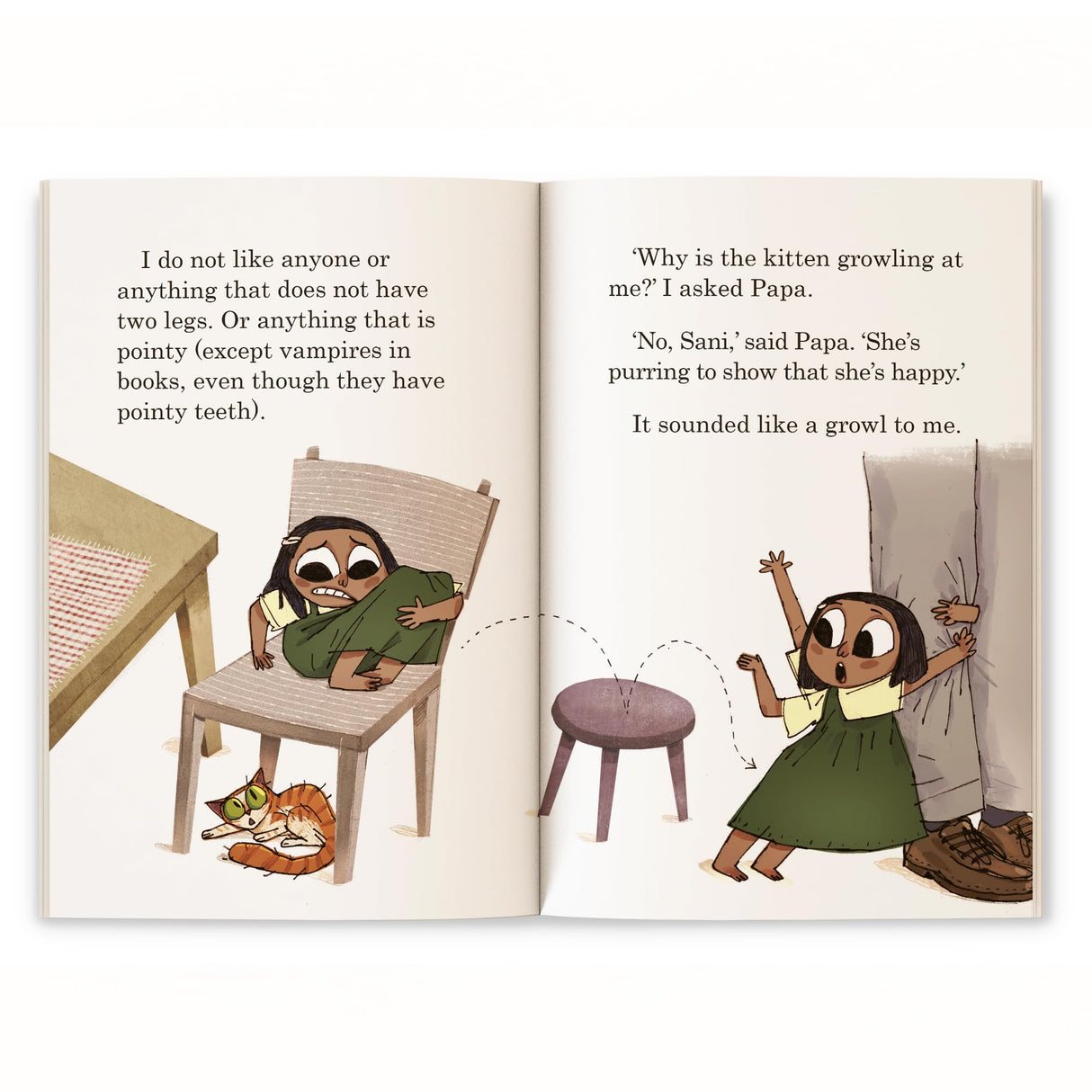 Kitten Trouble (Hook Books): The Comical Adventures of a Girl and a Kitten | Ages 5+ - Retail Maharaj