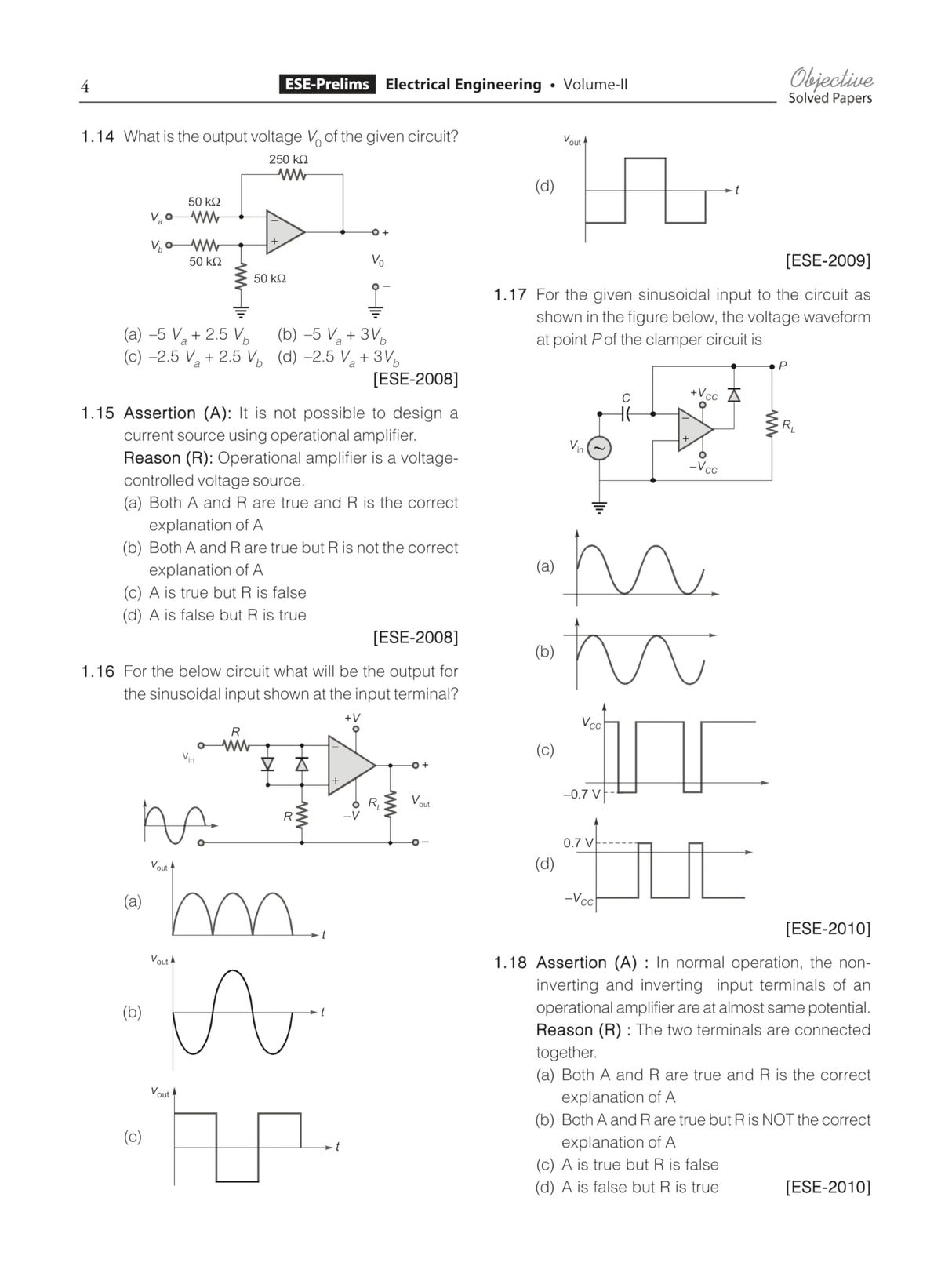 ESE 2026 : Preliminary Exam: Electrical Engineering Volume-II | Chapterwise & Topicwise Objective Solved Papers | 25 Years Solved PYQs 2001-2025| UPSC ... Examination | Fully Solved | By Made Easy - Retail Maharaj