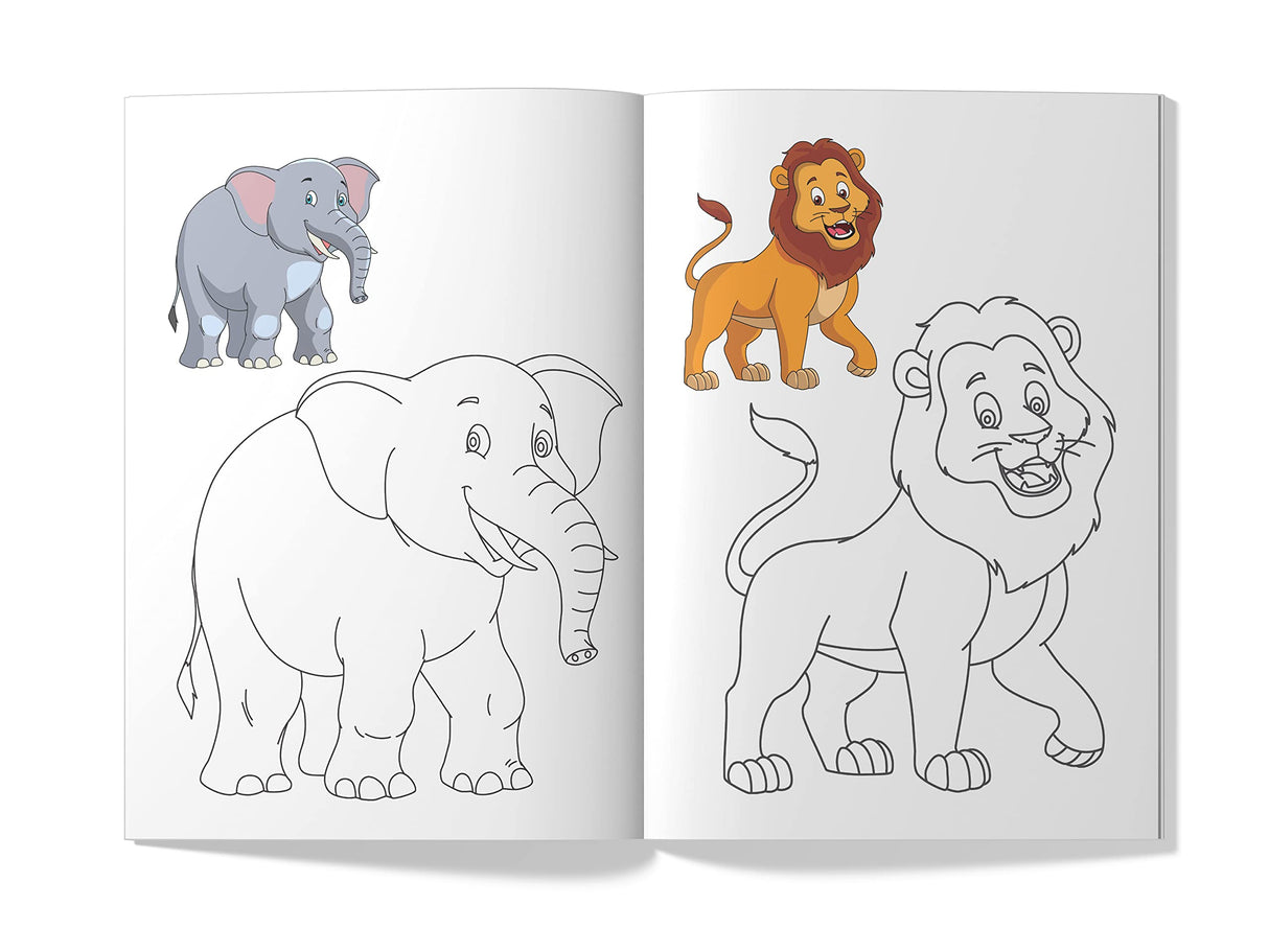Little Artist Series Animals: Copy Colour Books - Retail Maharaj