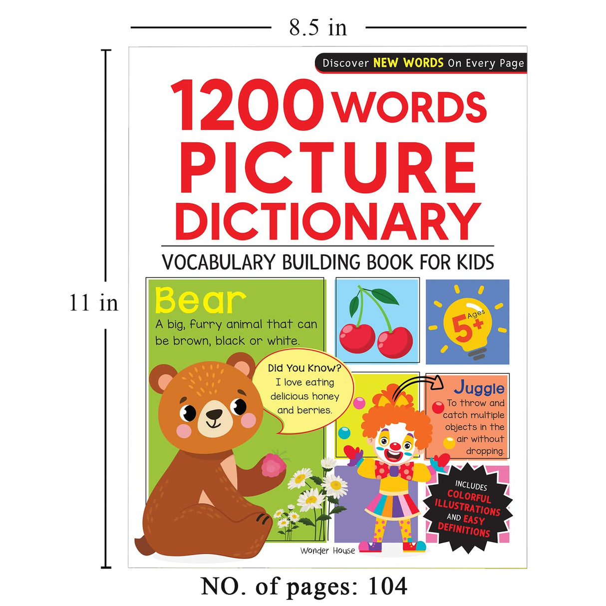 1200 Words Picture Dictionary - Retail Maharaj