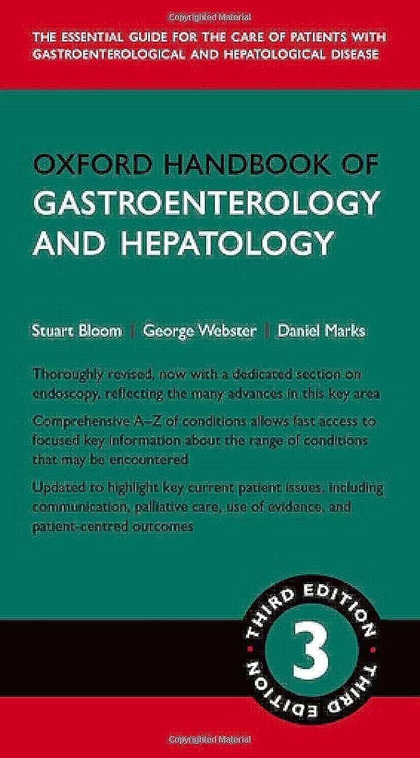 OXFORD HANDBOOK OF GASTROENTEROLOGY & HEPATOLOGY 3E - Retail Maharaj