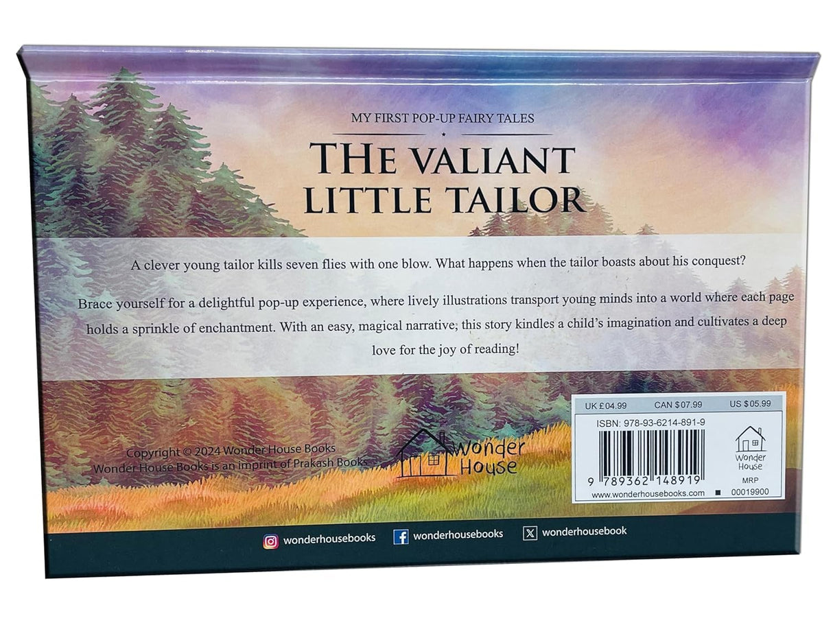 My First Pop Up Fairy Tales Valiant Little Tailor: Pop up Books for children - Retail Maharaj