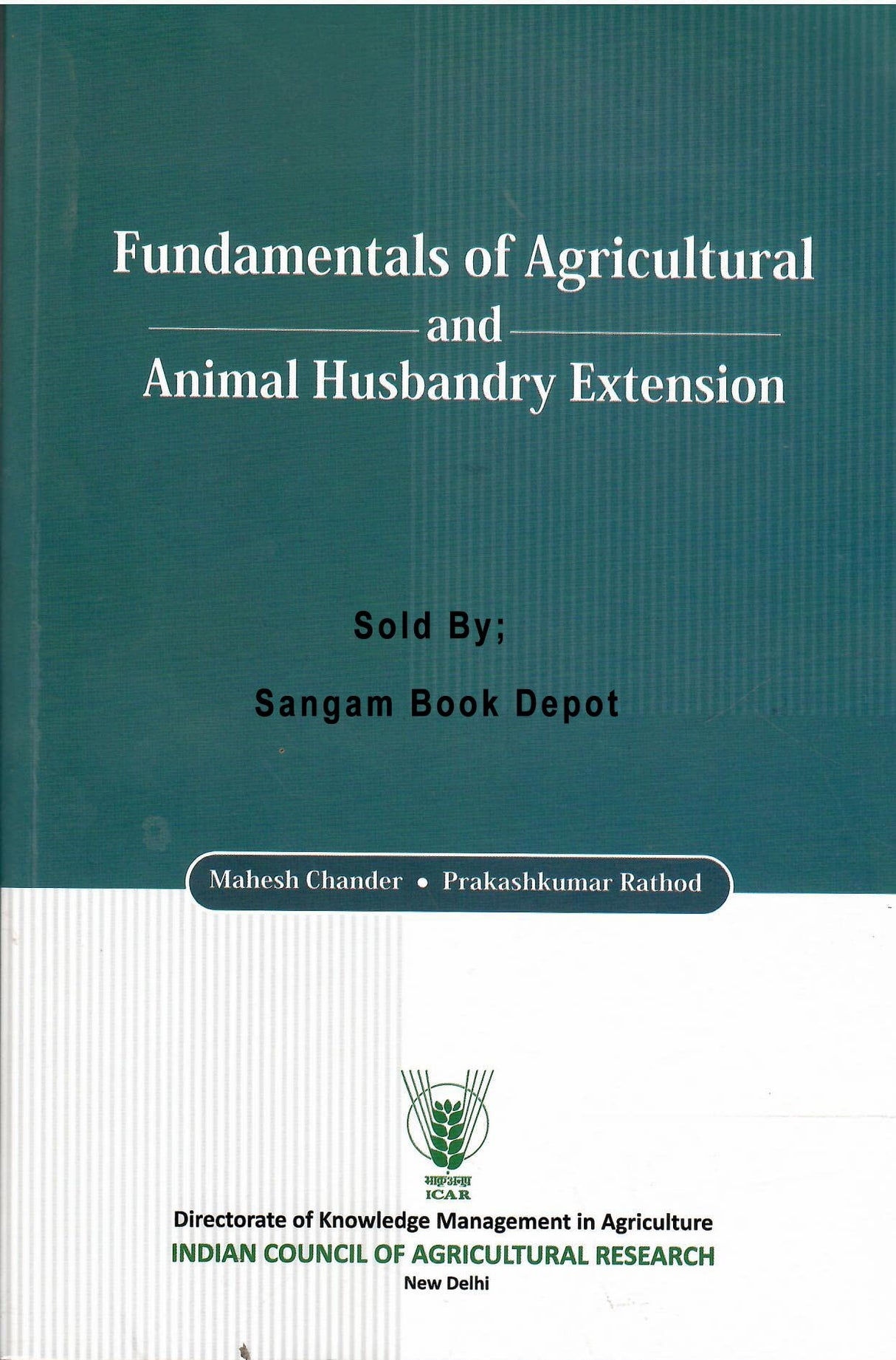 Fundamentals of Agricultural and Animal Husbandry Extension (PB)