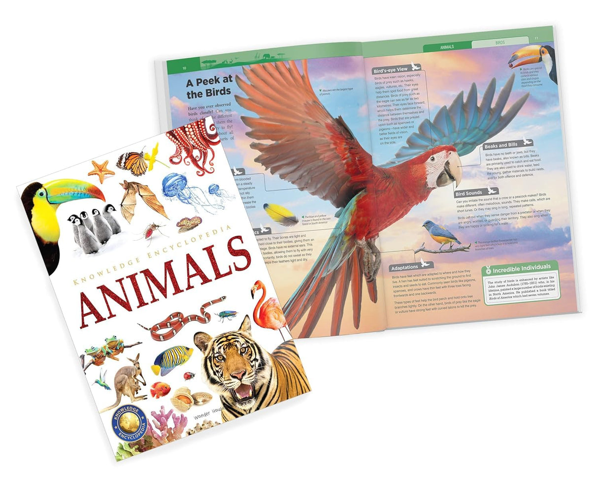 Animals - Collection of 6 Books : Knowledge Encyclopedia For Children (Box Set) - Retail Maharaj