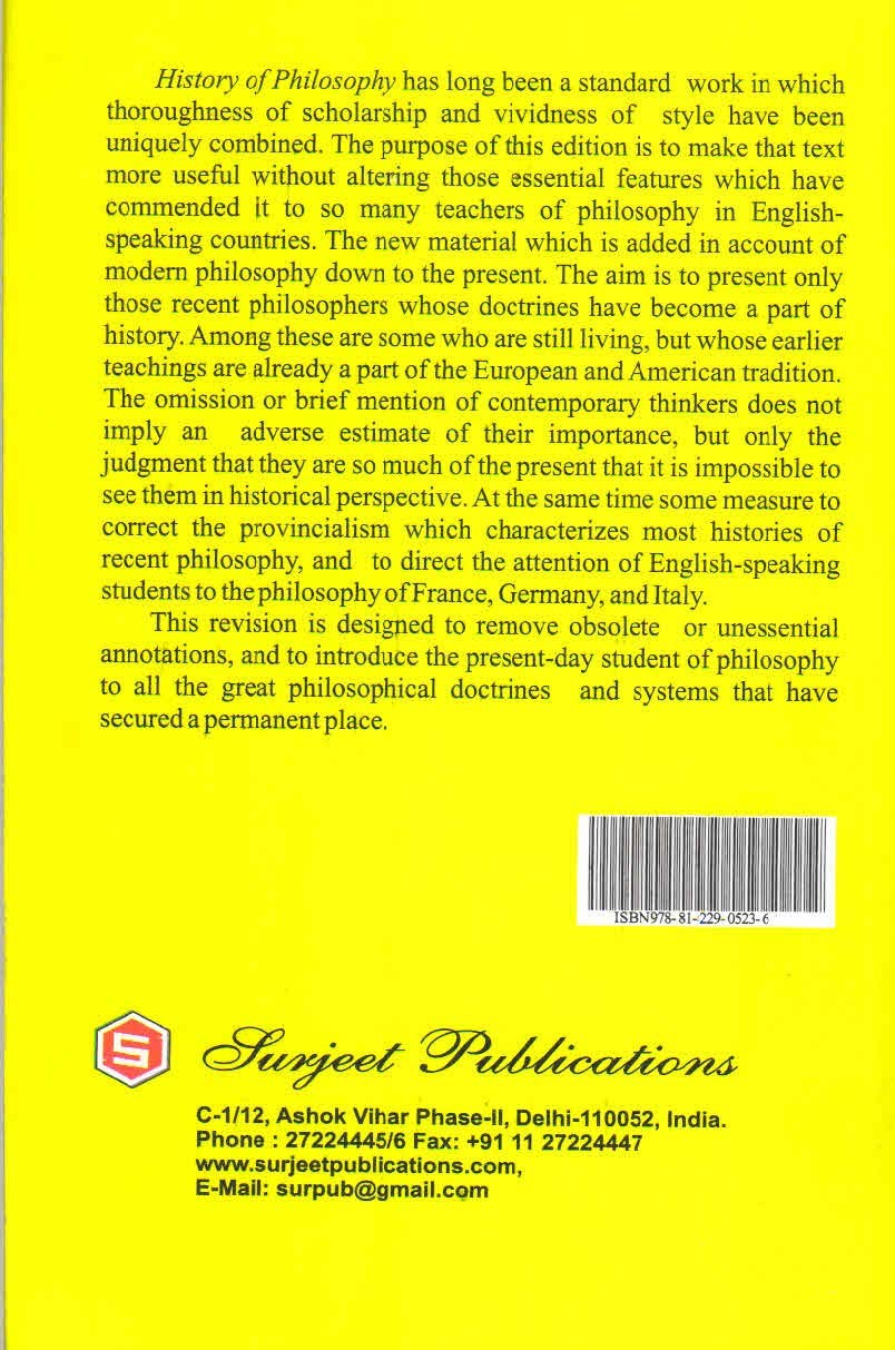 HISTORY OF PHILOSOPHY - Retail Maharaj