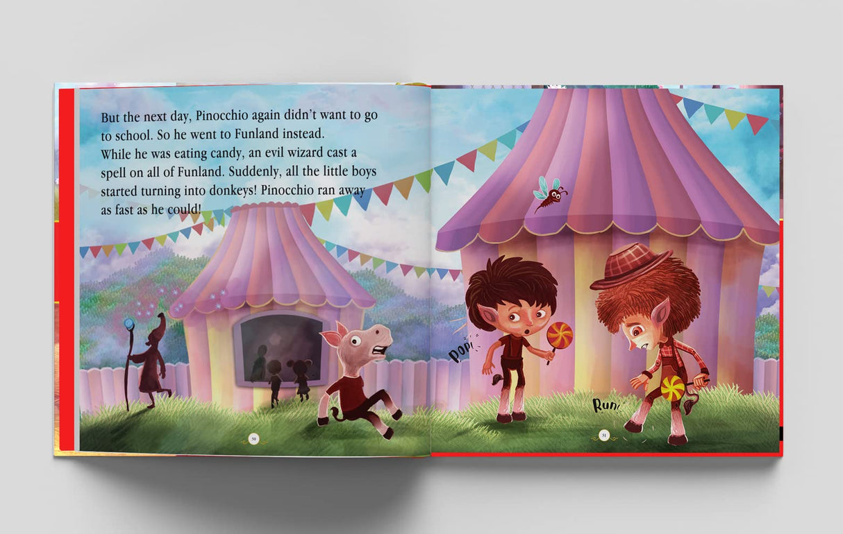 Classic Fairy Tales: Ten Traditional Fairy Tales For Children (Abridged and Retold With Large Font For Easy Reading) 8 Inches X 8 Inches - Hardback - Retail Maharaj