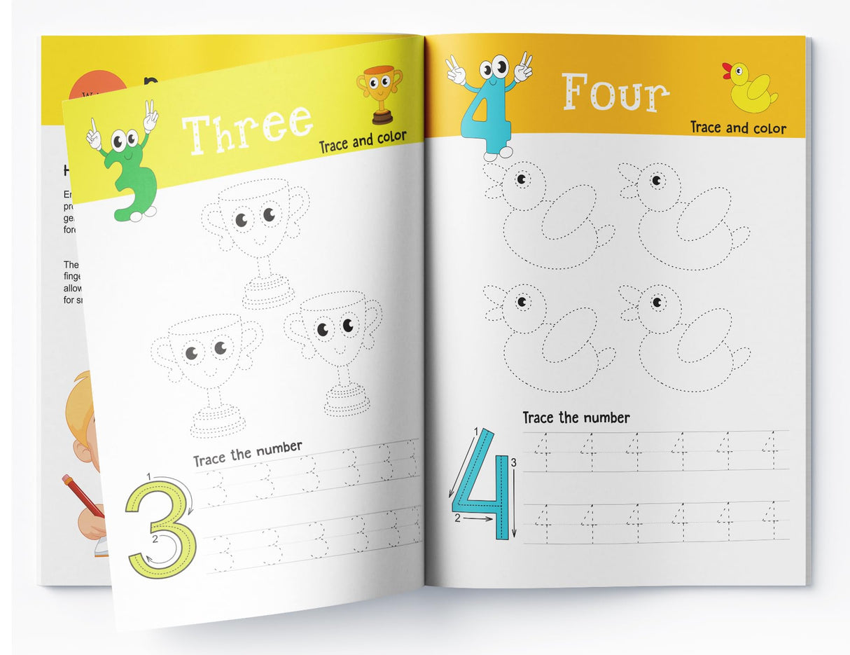 Preschool Activity Book: 123 – Numbers 1–10 Tracing Book for Kids Ages 3–5 | Learn to Count, Trace & Write Numbers with Fun Activities | Early Math Skills Workbook | 2+ Hours of Learning Fun - Retail Maharaj