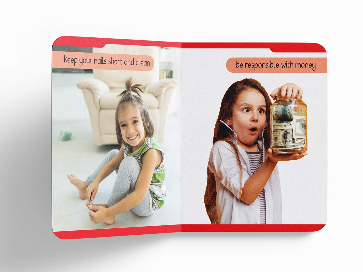 Early Learning Padded Book of Good Habits and Manners: Board Book for Kids | Learn Basic Hygiene, Kindness, and Everyday Etiquette with Bright Pictures | Durable Padded Board Book for Babies, Toddlers & Preschoolers | Ages 0–5 Years - Retail Maharaj