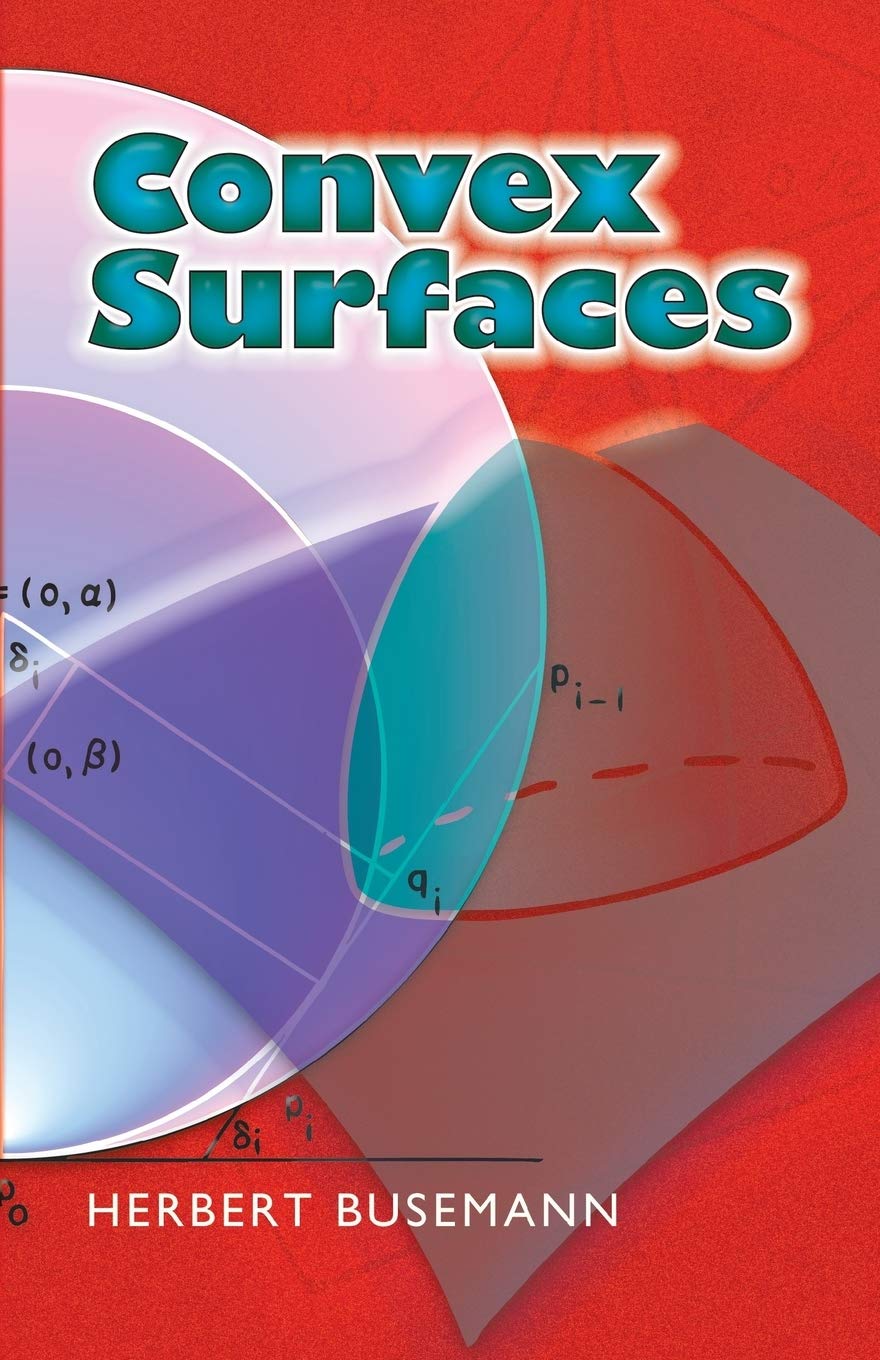 Convex Surfaces (Dover Books on Mathematics) - Retail Maharaj