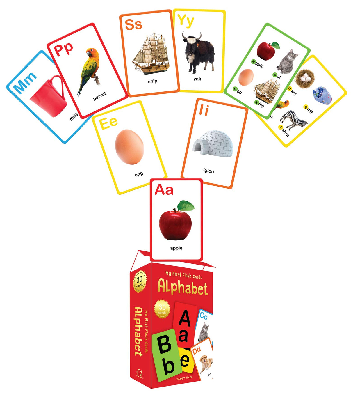 My First Flash Cards Alphabet : 30 Early Learning Flash Cards For Kids - Retail Maharaj