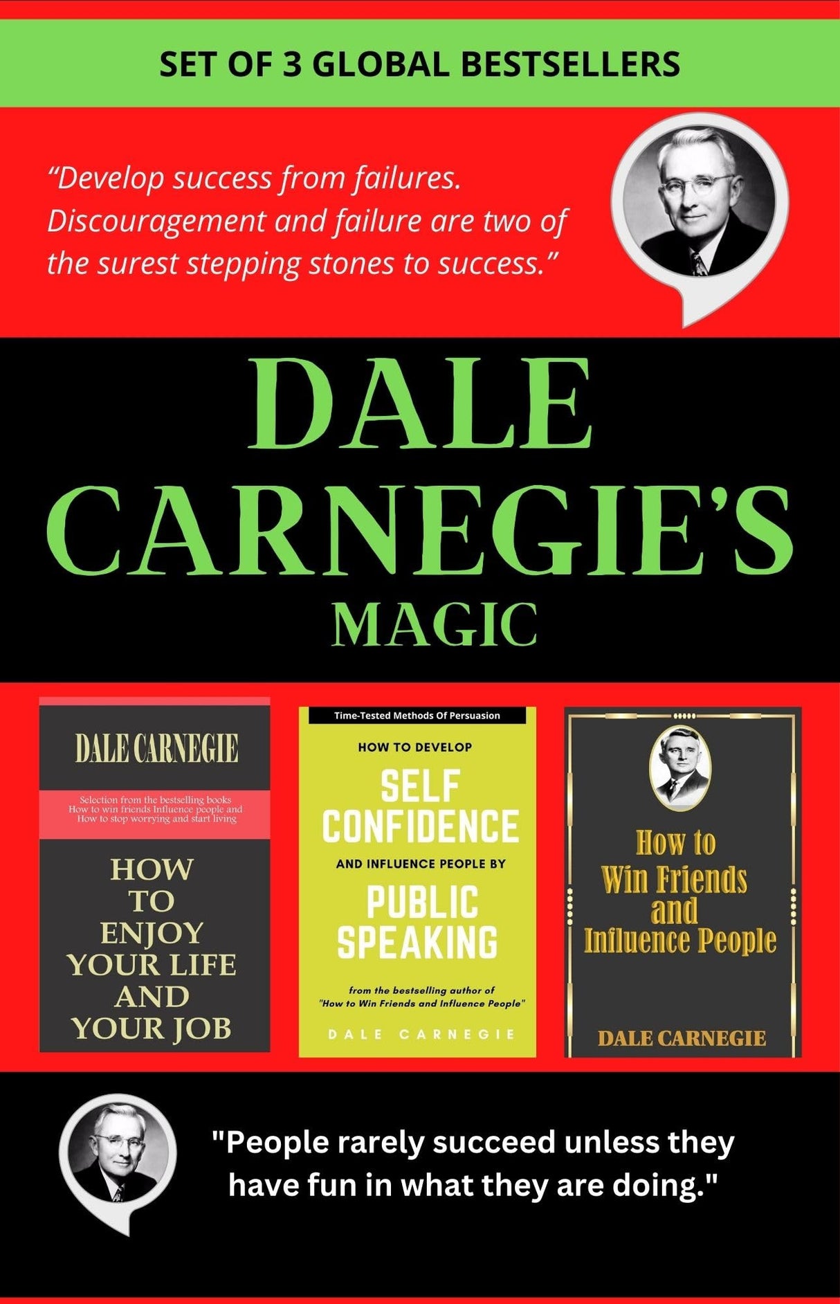 Dale Carnegie's Magic (Set Of 3 Books) - Retail Maharaj