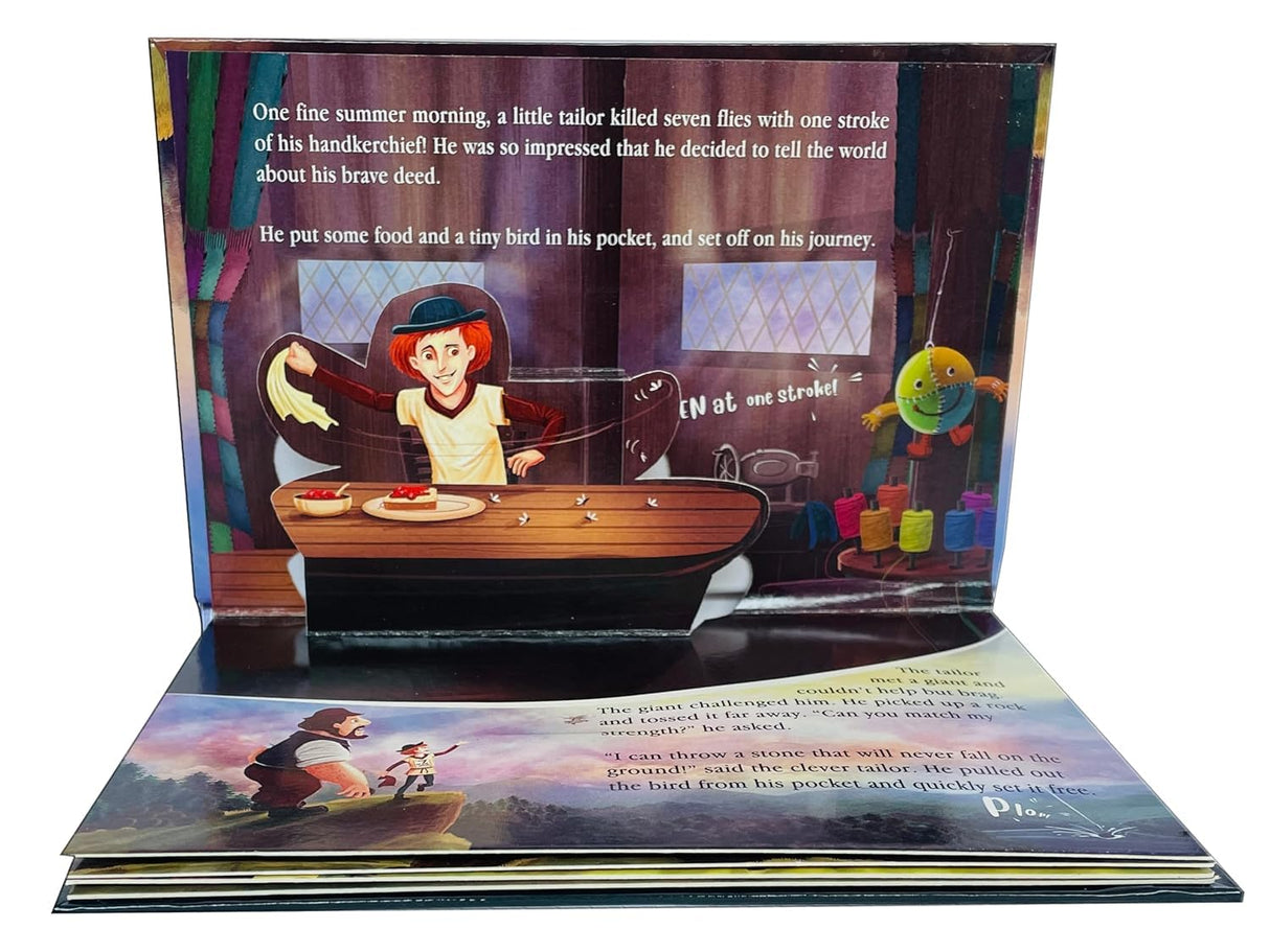 My First Pop Up Fairy Tales Valiant Little Tailor: Pop up Books for children - Retail Maharaj