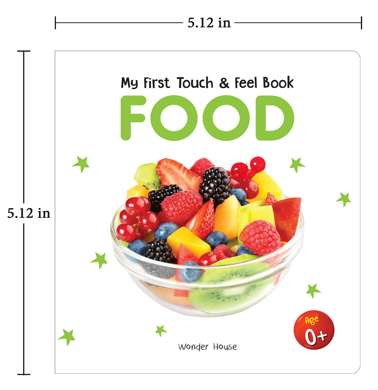 My First Book of Touch And Feel - Food : Touch And Feel Board Book For CHildren - Retail Maharaj