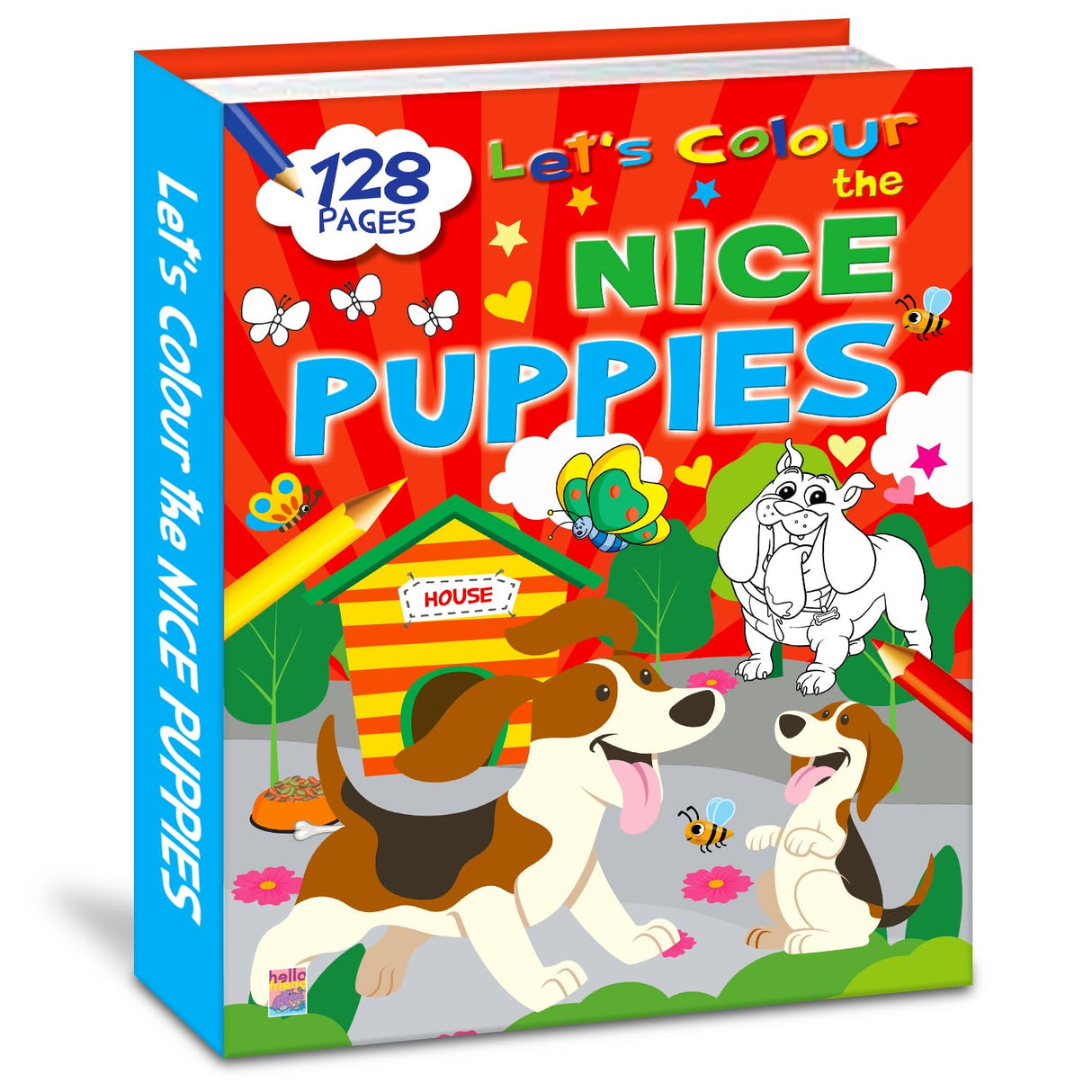 Let’s Colour the Nice Puppies: Activity & Colouring Book for Kids Ages 3–9 | Perfect Gift for Drawing, Painting & Creativity | Premium Paper Quality - Retail Maharaj