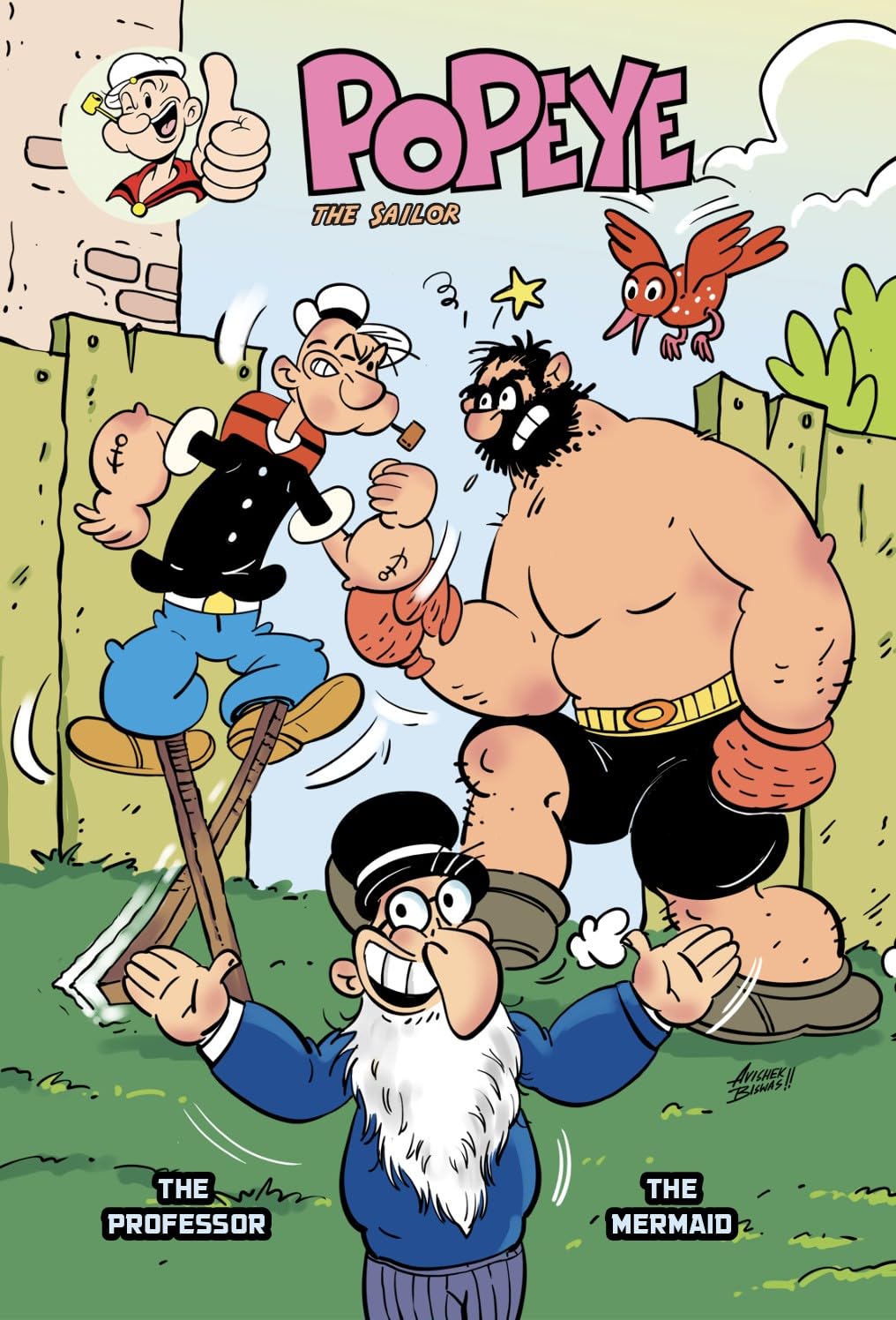The Professor & The Mermaid: Popeye The Sailor | Illustrated Comic Book - Retail Maharaj