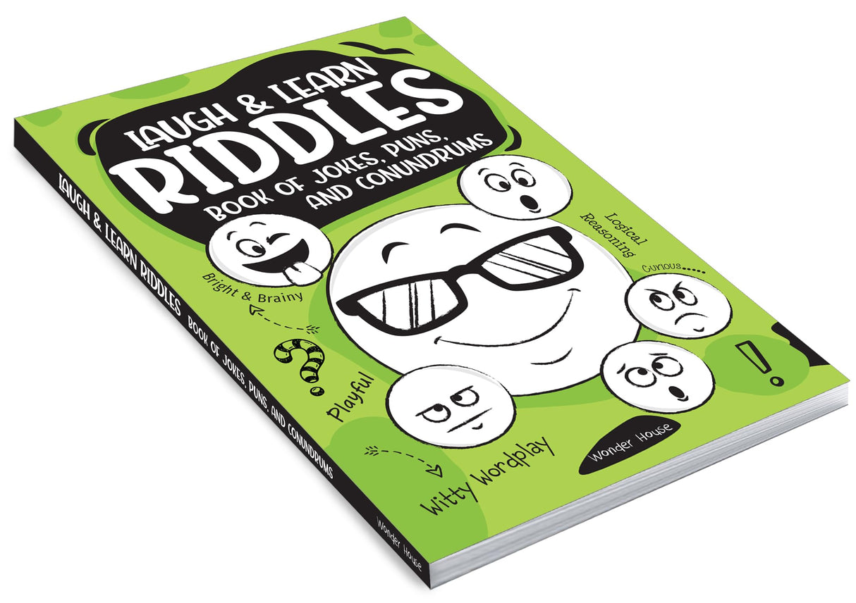 Laugh and Learn Riddles Book of Jokes, Puns, and Conundrums - Retail Maharaj