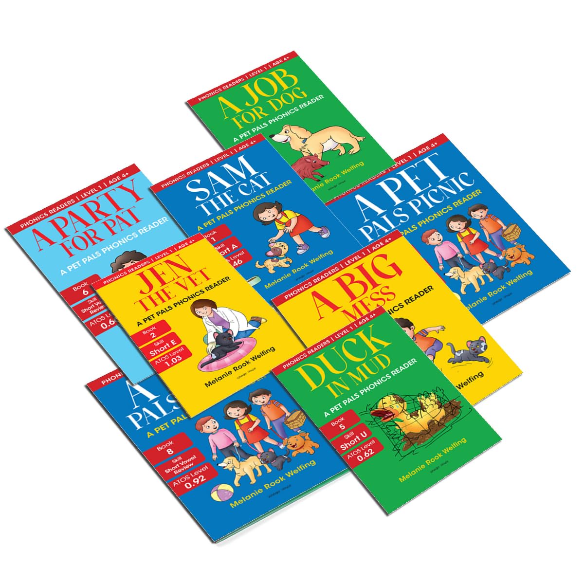 Phonics Reader Level 1 (Pack of 8) - Retail Maharaj