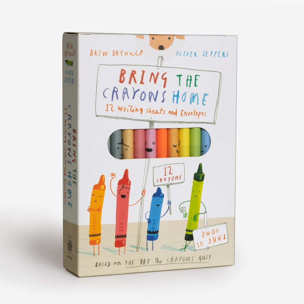 Bring the Crayons Home: A Box of Crayons, Letter-Writing Paper, and Envelopes - Retail Maharaj