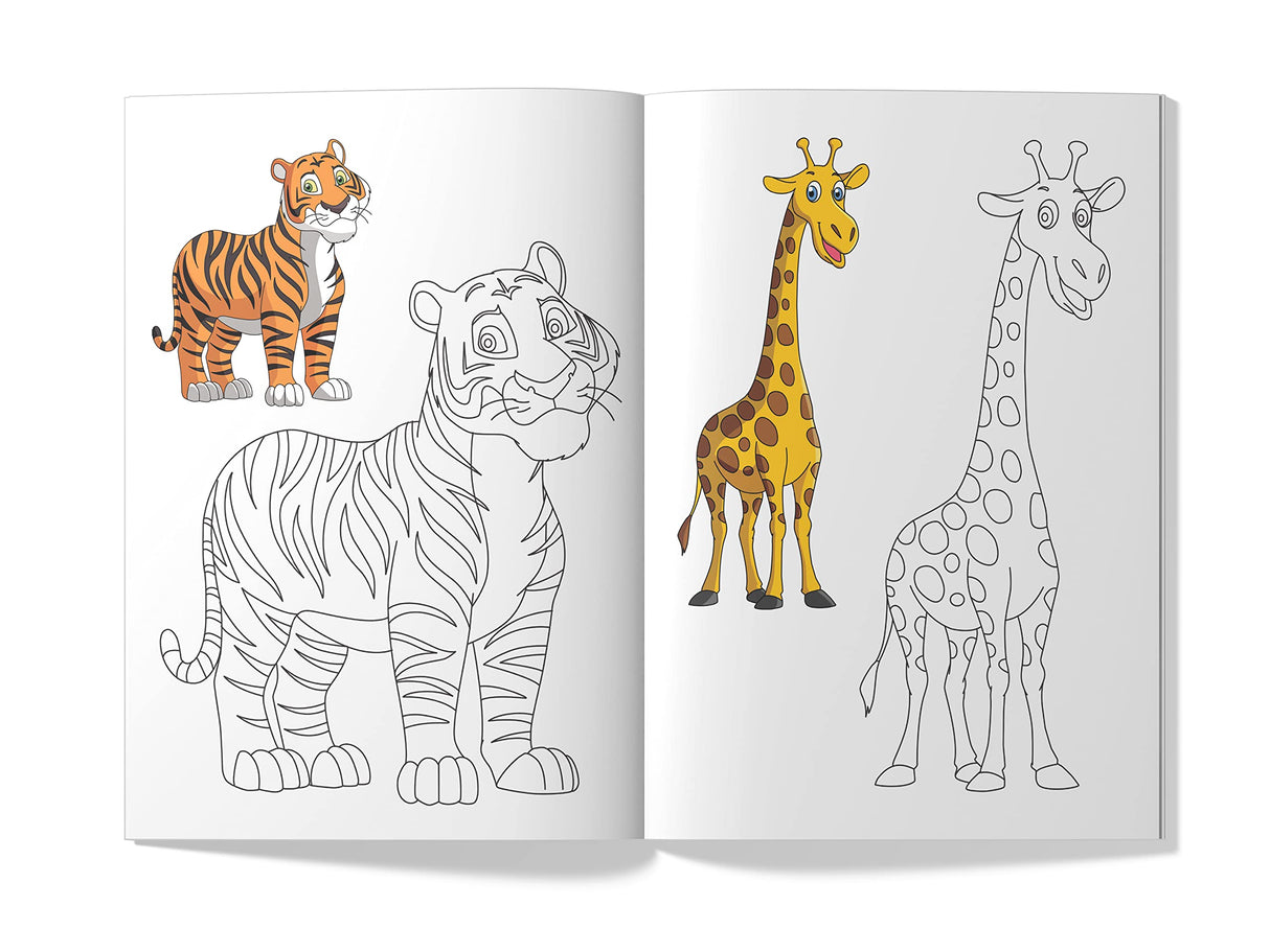Little Artist Series Animals: Copy Colour Books - Retail Maharaj