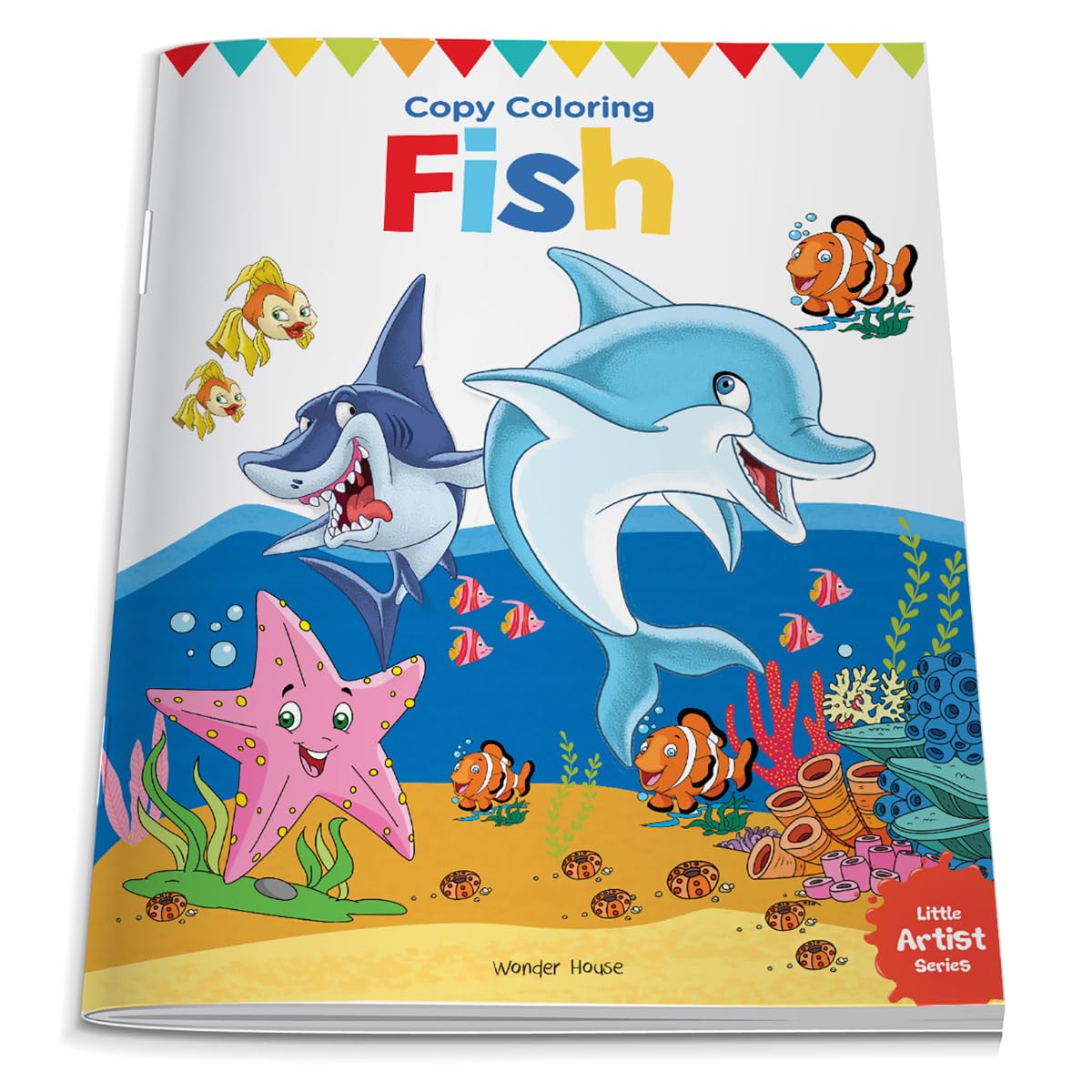 Little Artist Series Fish: Copy Colour Books - Retail Maharaj