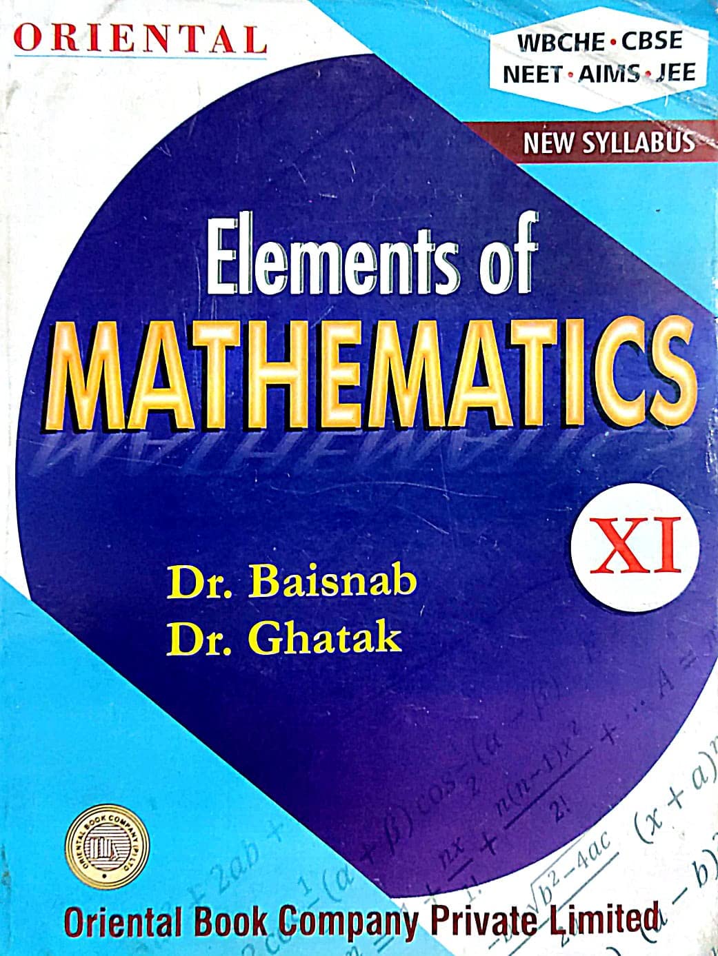 Elements Of Mathemetics Class-XI (WBCHE/CBSE/NEET/AIMS/JEE) (English Version) - Retail Maharaj