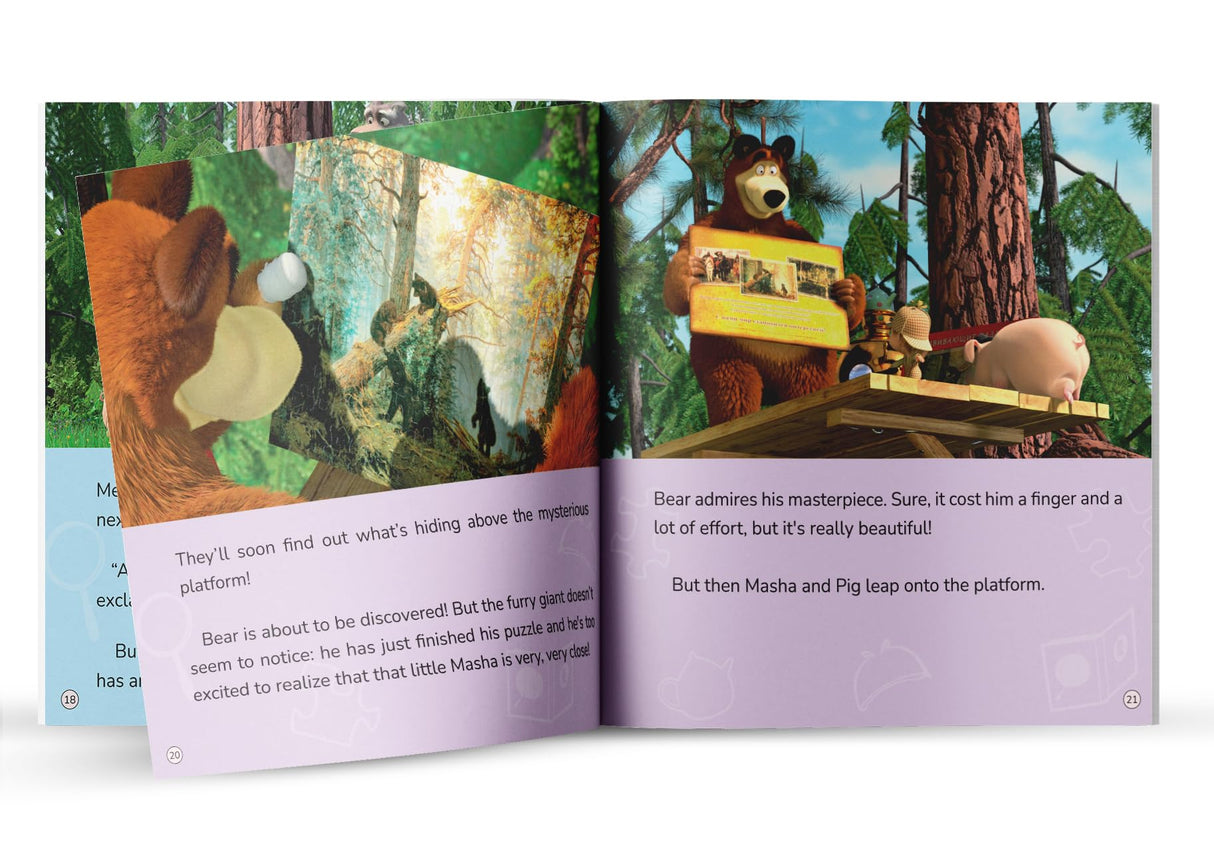 Masha and the Bear: The Puzzling Case (Story Book) - Retail Maharaj