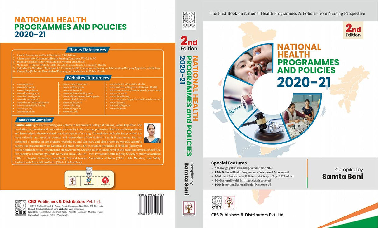 NATIONAL HEALTH PROGRAMMES AND POLICIES 2020-21 2ED (PB 2022) - Retail Maharaj