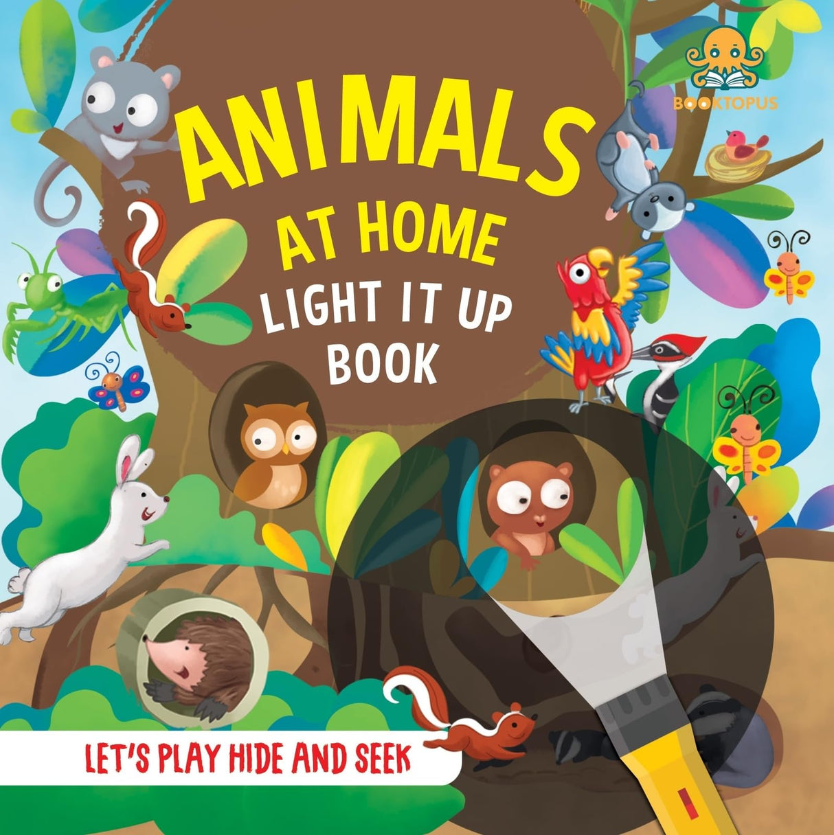 Animals at Home Light It Up Book - Retail Maharaj