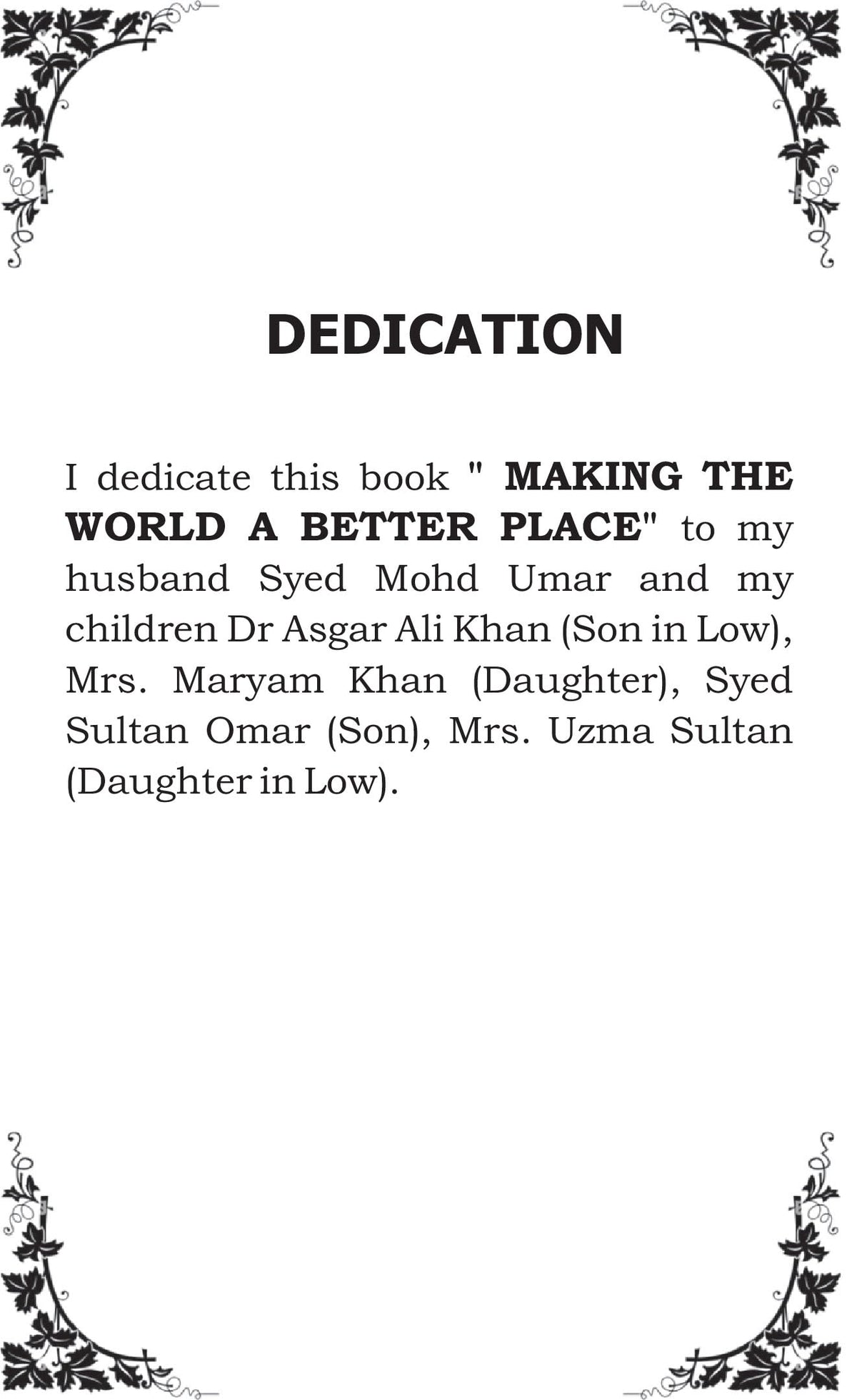 MAKING THE WORLD A BETTER PLACE - Retail Maharaj