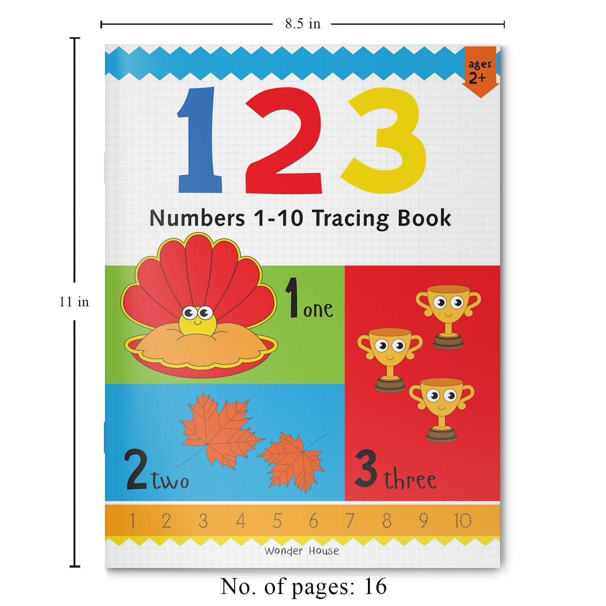 Preschool Activity Book: 123 – Numbers 1–10 Tracing Book for Kids Ages 3–5 | Learn to Count, Trace & Write Numbers with Fun Activities | Early Math Skills Workbook | 2+ Hours of Learning Fun - Retail Maharaj