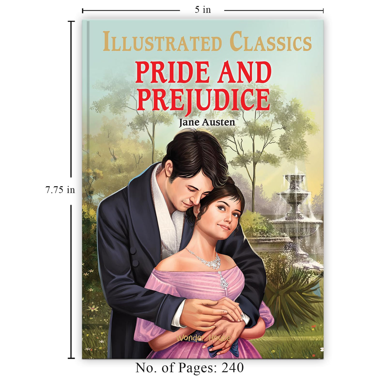 Pride and Prejudice : Illustrated Abridged Children Classics English Novel with Review Questions - Retail Maharaj