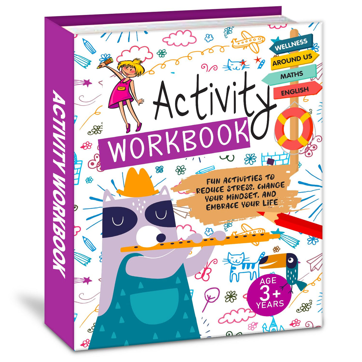 Hello Friend Books The Ultimate Activty Workbook: Fun, Interactive and Brain Boosting Activities For Kids 3+ Years - Retail Maharaj