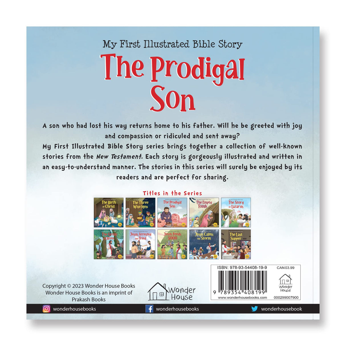 My First Illustrated Bible Story: The Prodigal Son - Retail Maharaj