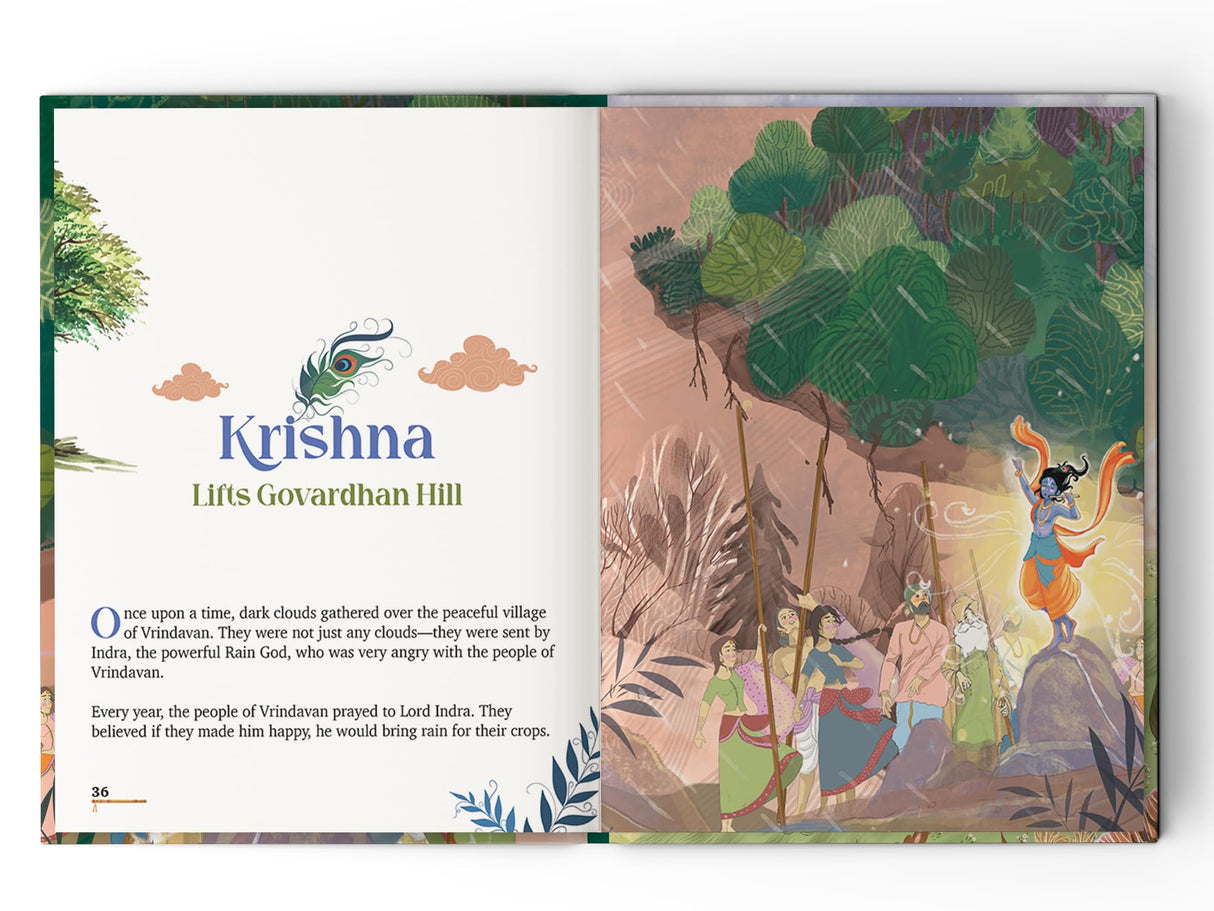 Krishna Stories: 10 Illustrated Stories of Lord Krishna for Children I Hindu Mythology | Indian Gods and Goddesses | Bedtime Storybook | Indian Folklore & Legends I Ages 5+ I [Select Learning - Retail Maharaj