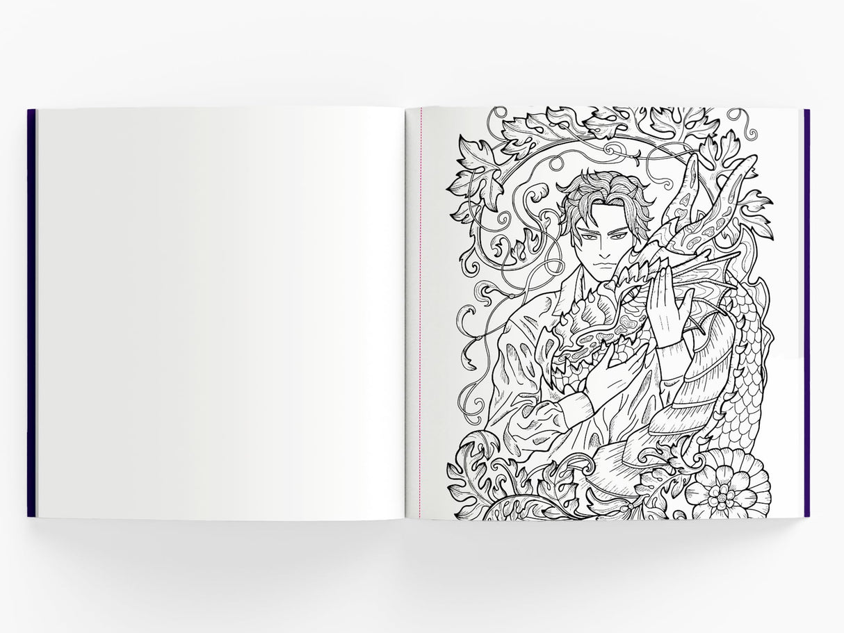 Myth and Magic: Colouring Book for Adults with Tear out Sheets: Relax and Unwind with Dragons, Fairies, and Mythical Creatures ― Intricate Designs for ... Sheets for Easy Display| Select Learning - Retail Maharaj