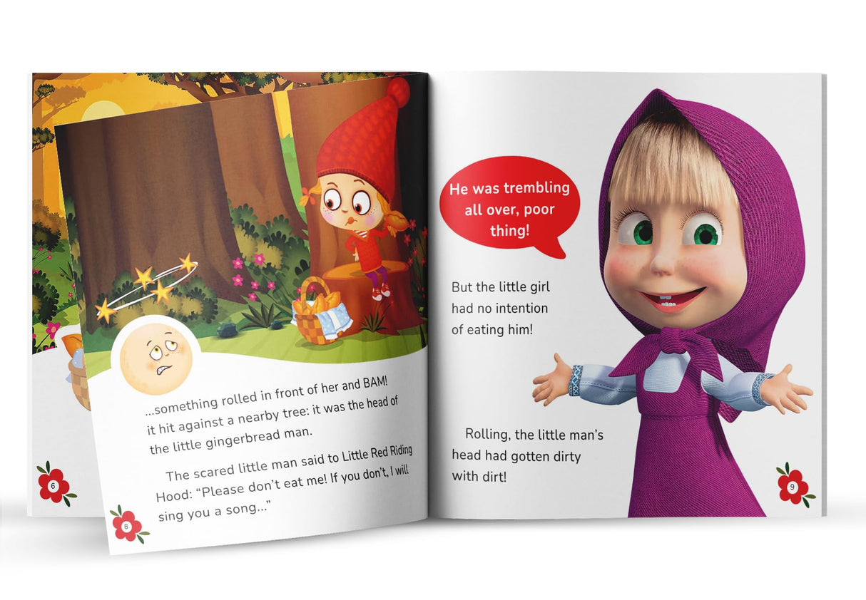 Masha Tales: Little Red Riding Hood (Story Book) - Retail Maharaj
