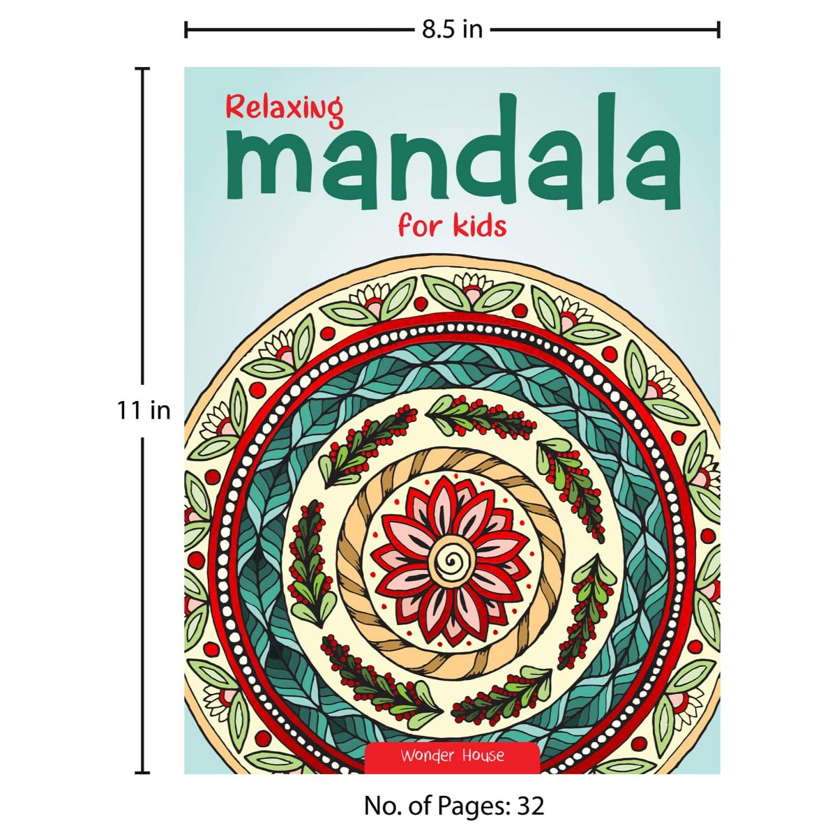Relaxing Mandala For Kids : Coloring Book To Improve Concentration And Relaxation - Retail Maharaj