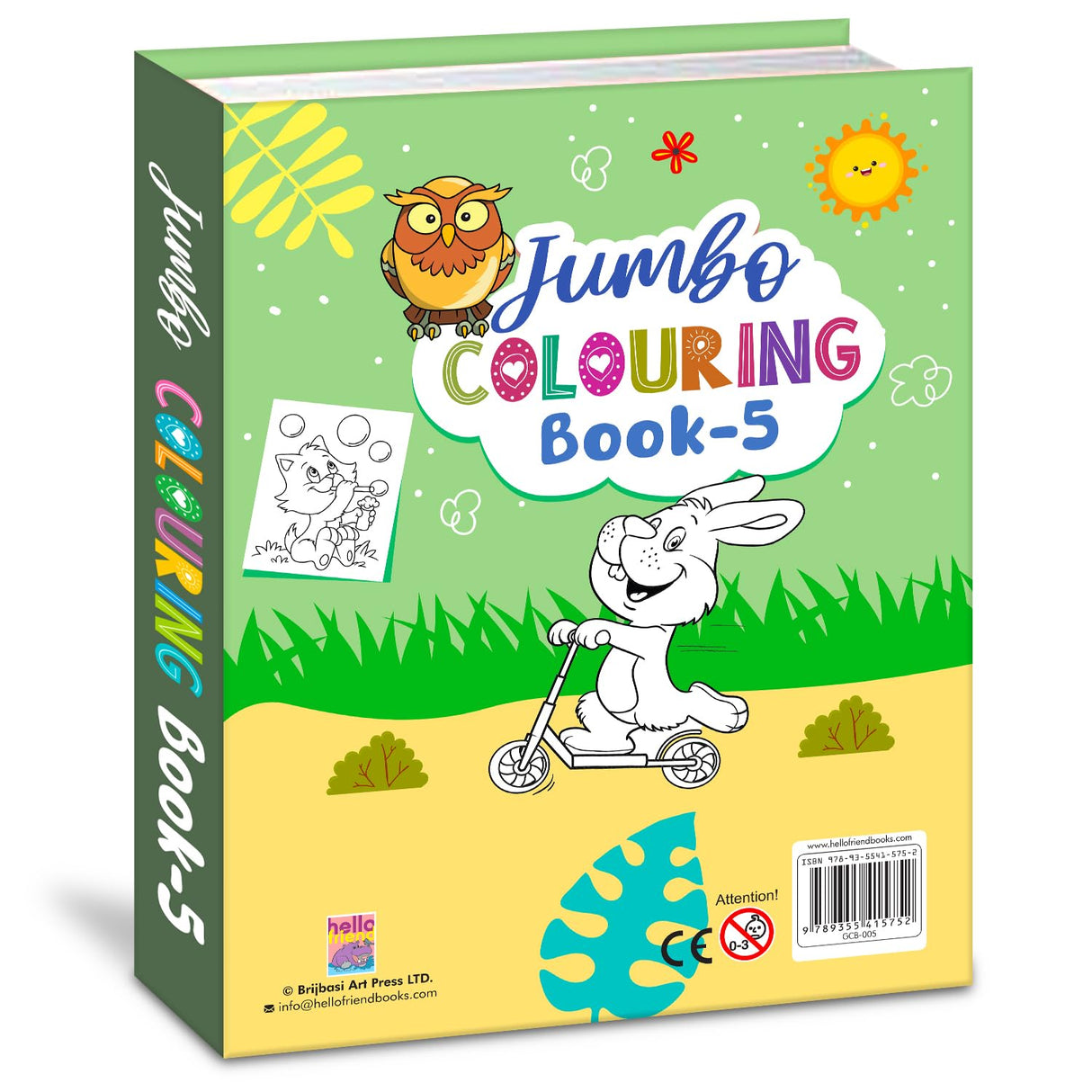 Jumbo Colouring Book - 5 - Retail Maharaj
