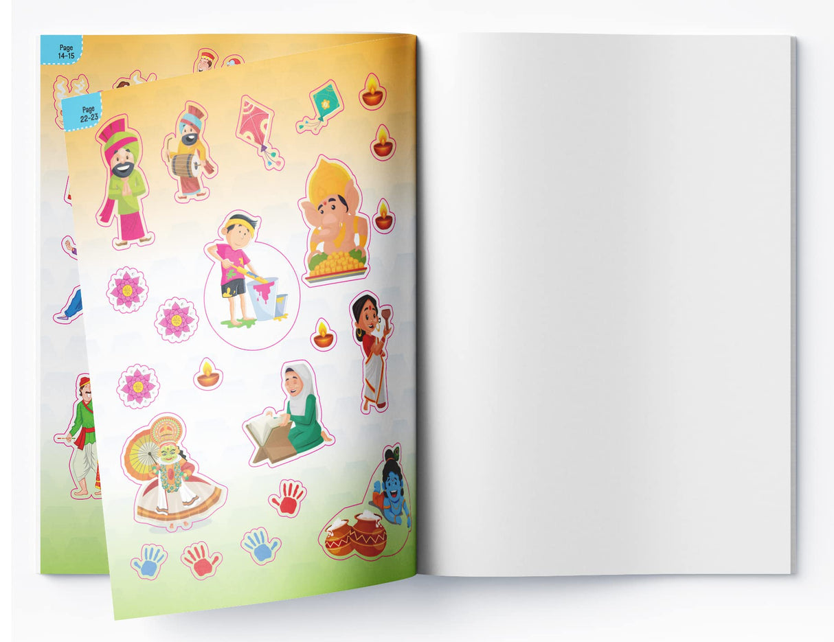 India: Fun Activity Book for Children | Explore Culture, Monuments, Festivals & Maps | Ages 5–10 | 3+ Hours of Interactive Learning and Discovery - Retail Maharaj