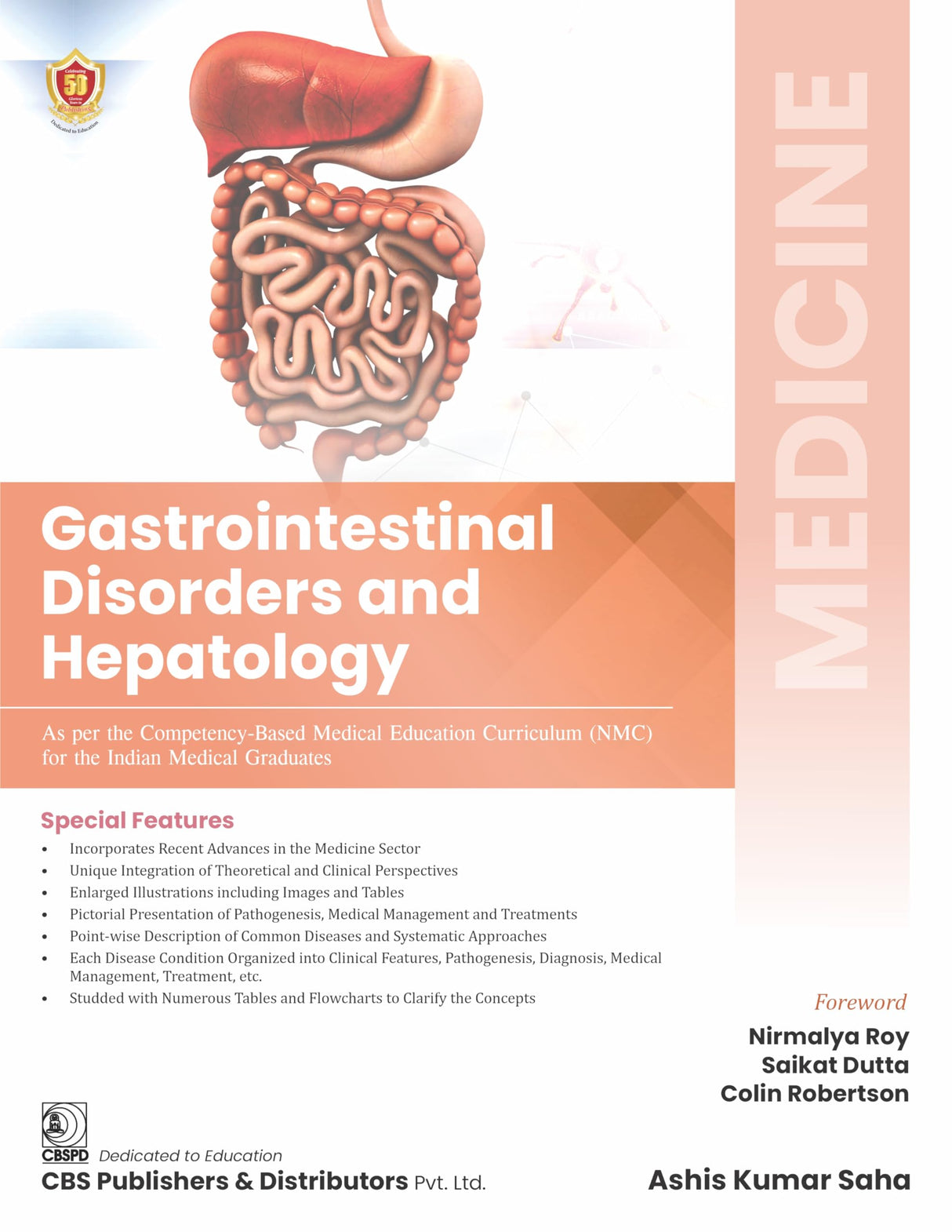 MEDICINE GASTROINTESTINAL DISORDERS AND HEPATOLOGY (PB 2025) (ISBN - 9789348426659 ) - Retail Maharaj