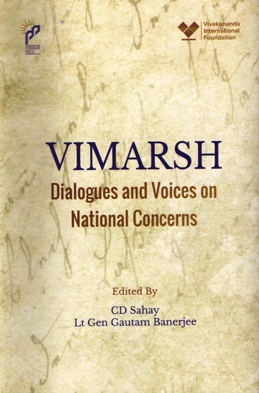 Vimarsh: Dialogues and Voices on National Concerns - Retail Maharaj