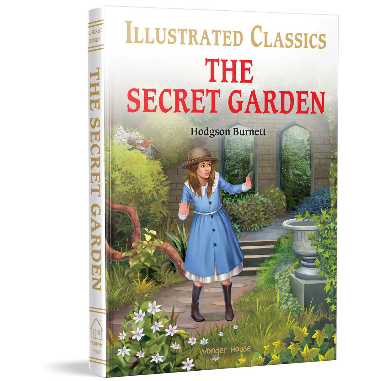The Secret Garden : Illustrated Abridged Children Classic English Novel with Review Questions (Hardback): Abridged and Illustrated (Illustrated Classics) - Retail Maharaj
