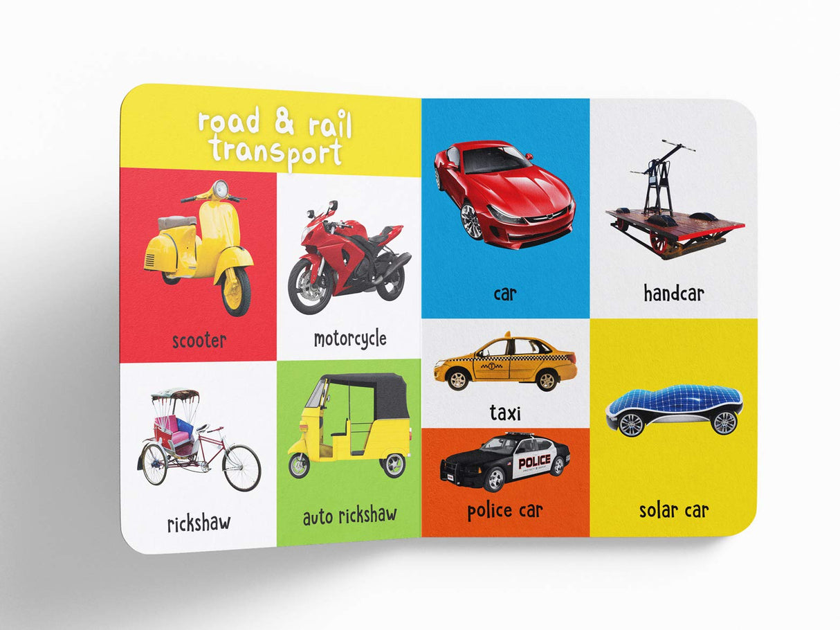 My First 100 Things That Move: Board Book for Kids | Part of My 100 Library Series | Learn About Cars, Trucks, Trains, Planes, Ships & More with Bright Pictures | Early Learning Book for Babies, Toddlers & Preschoolers | Ages 0–5 Years - Retail Maharaj
