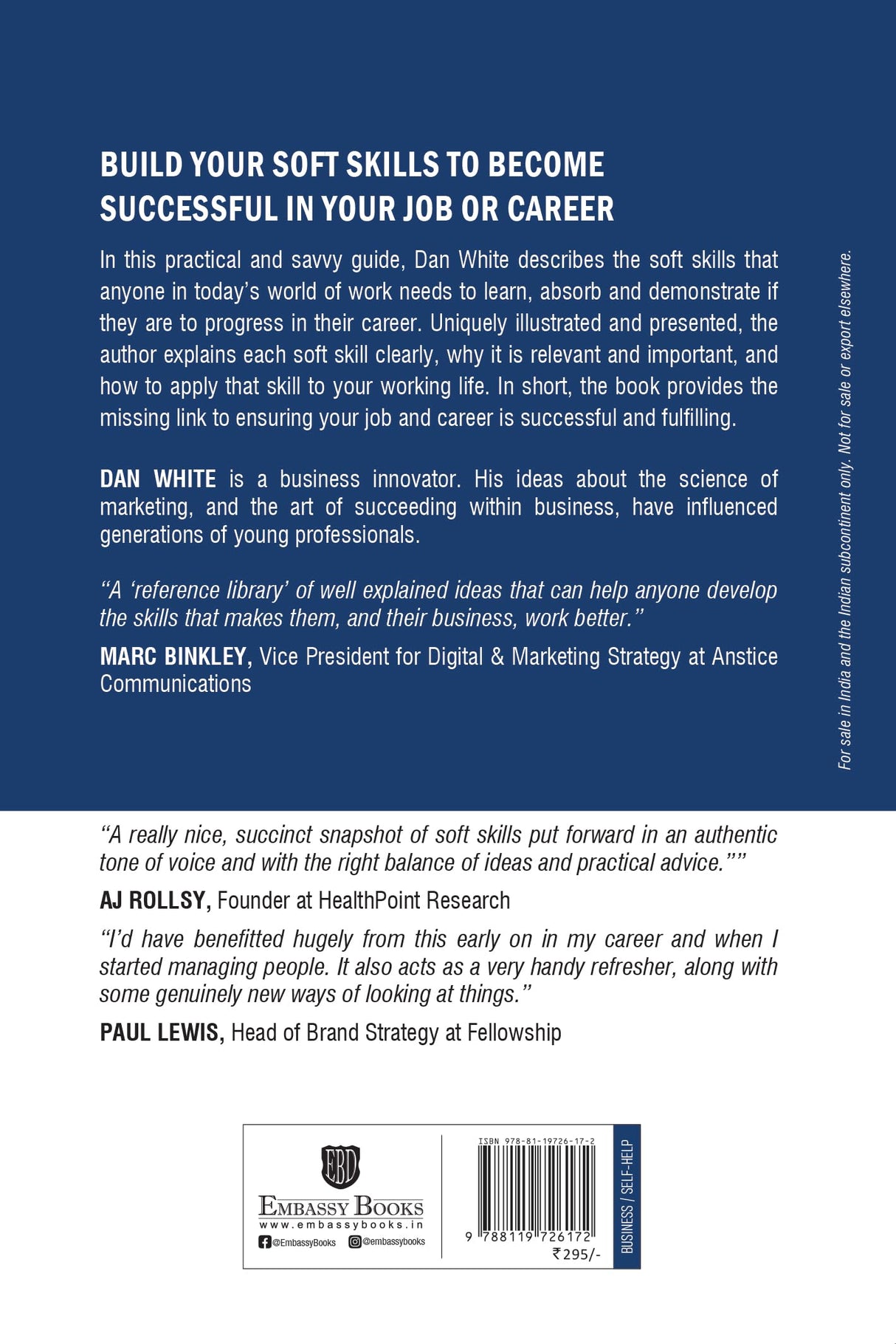 The Soft Skills Book: The key difference to becoming highly effective and valued - Retail Maharaj